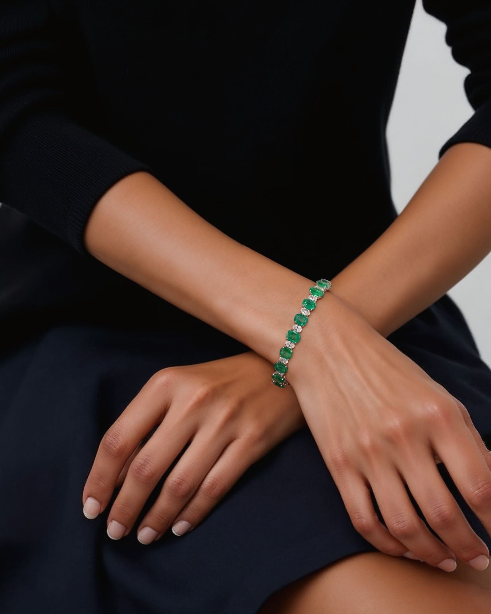 Cipresso Emerald Bangle