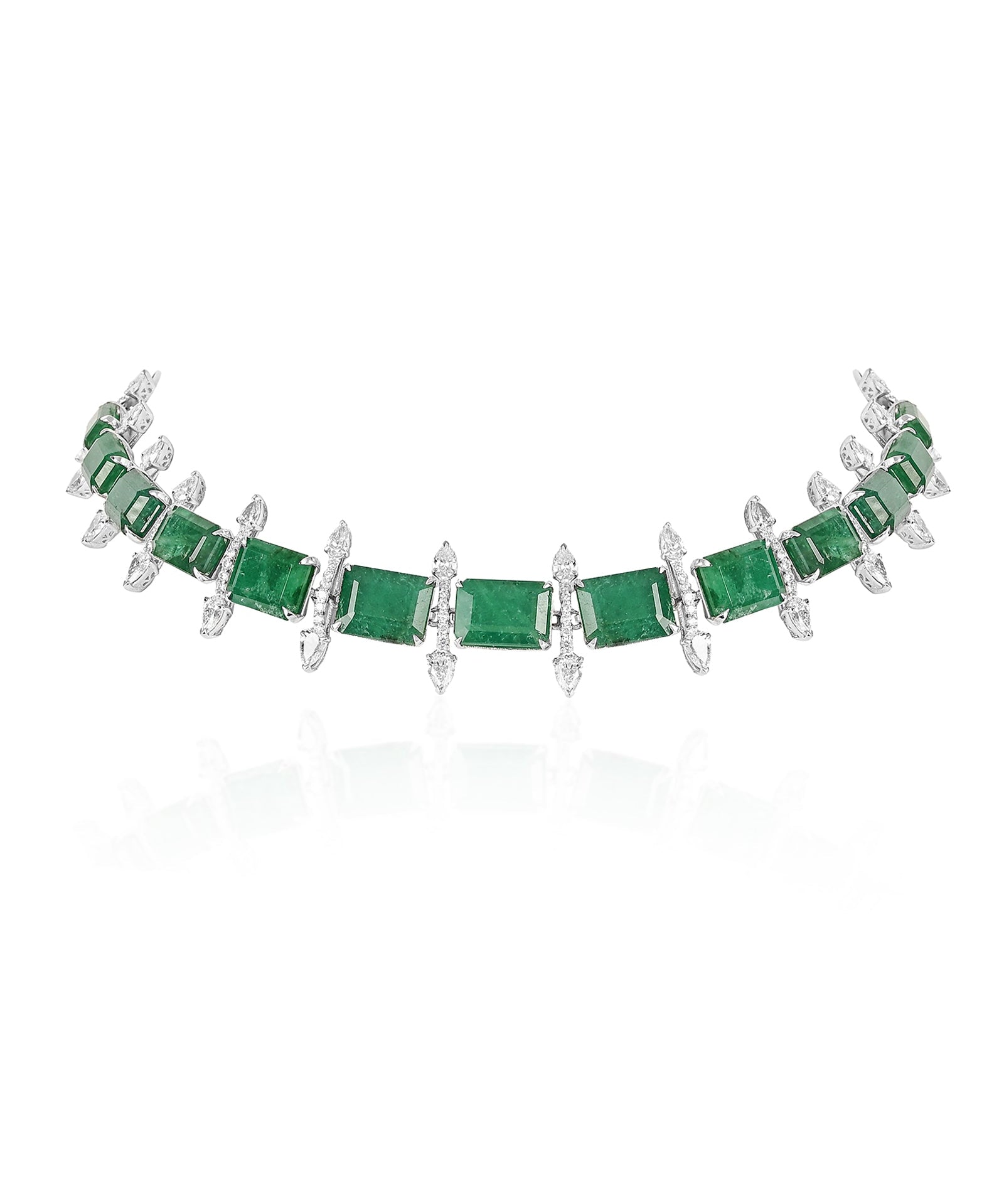 Cleopatra's Emerald Necklace | AMARIS JEWELS | Fine Jewelry 
