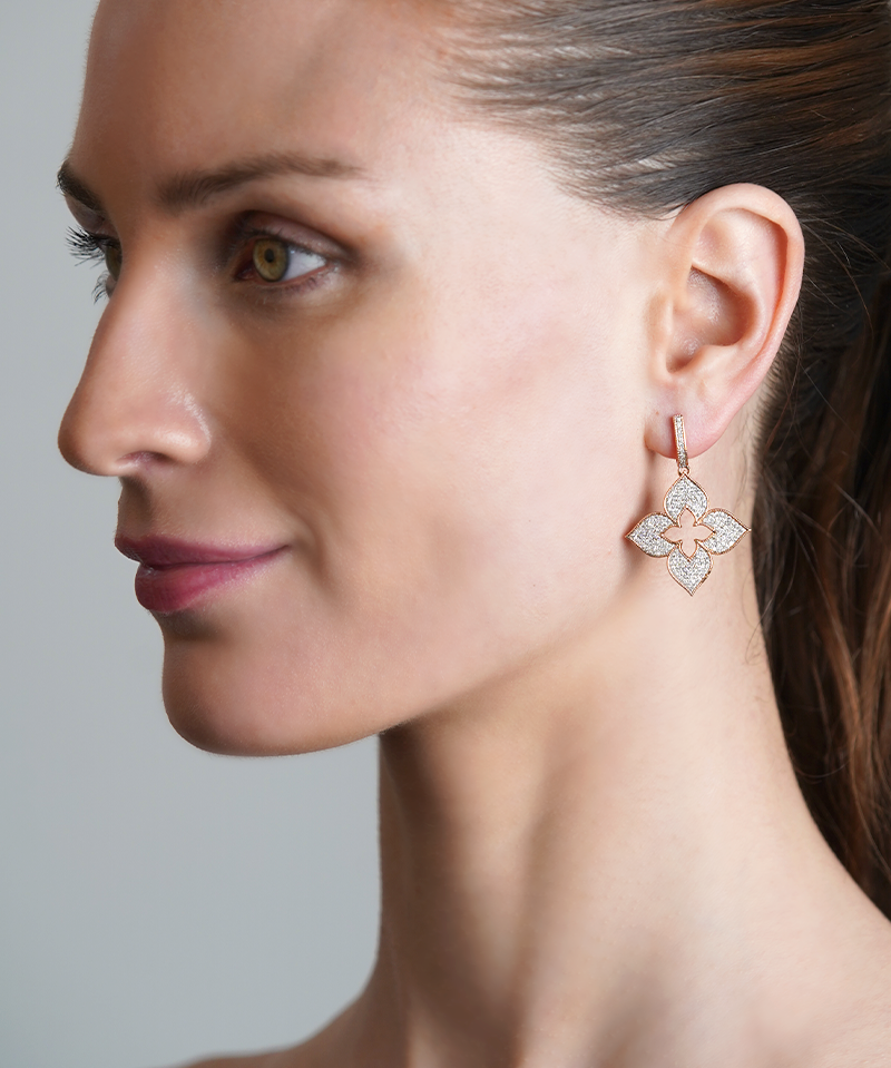 Clover Hoops | AMARIS JEWELS | Fine Jewelry 