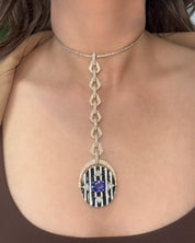 Code Blue Necklace | AMARIS JEWELS | Fine Jewelry 