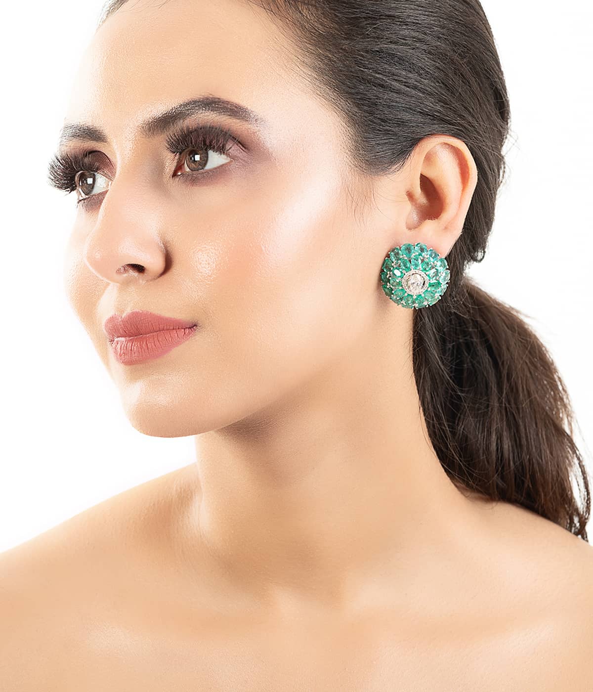Colour Me Green Earrings | AMARIS JEWELS | Fine Jewelry 