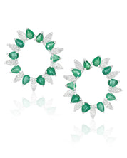 Emerald Eclipse Earrings