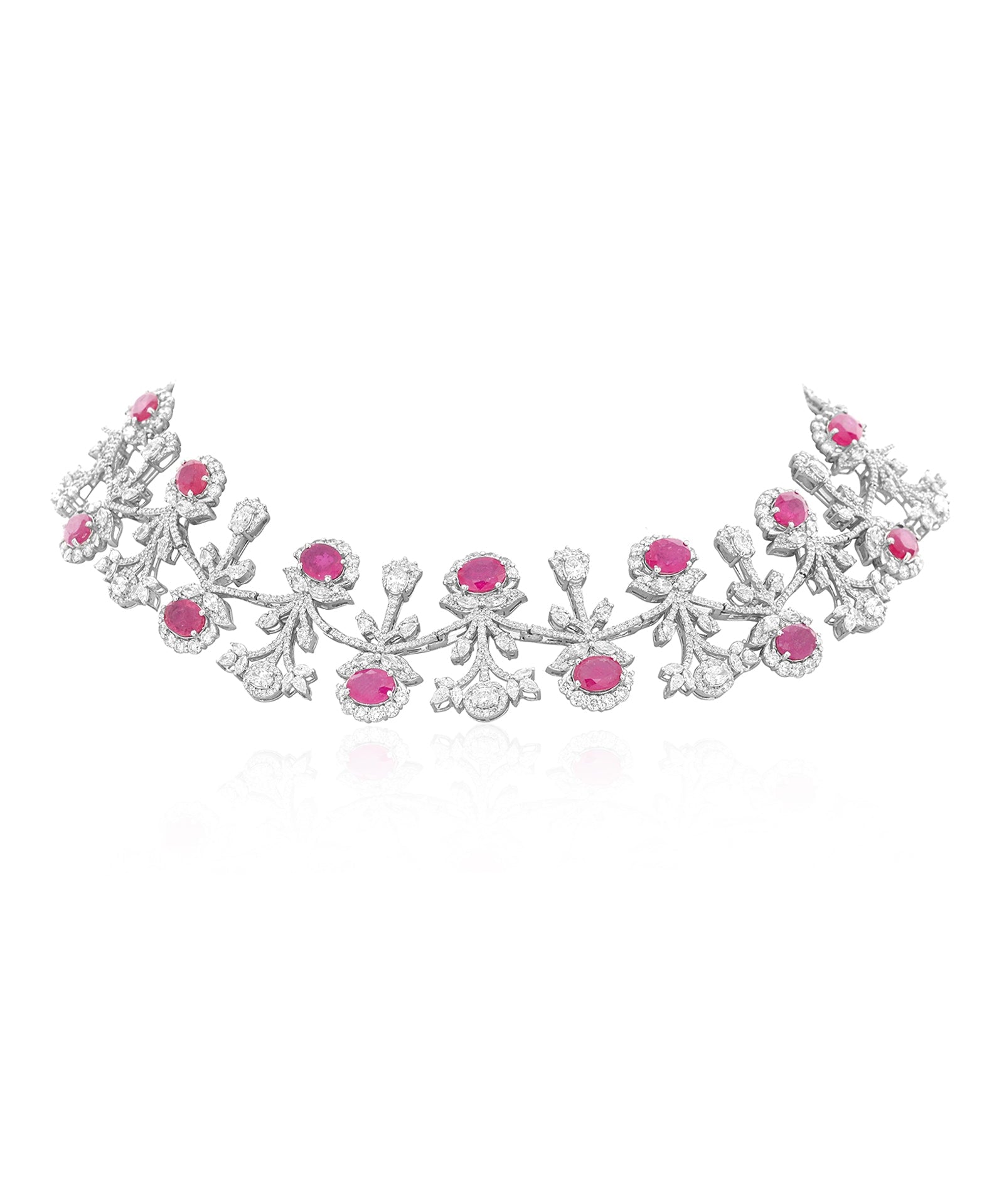 Corset Code Ruby Necklace | AMARIS JEWELS | Fine Jewelry 