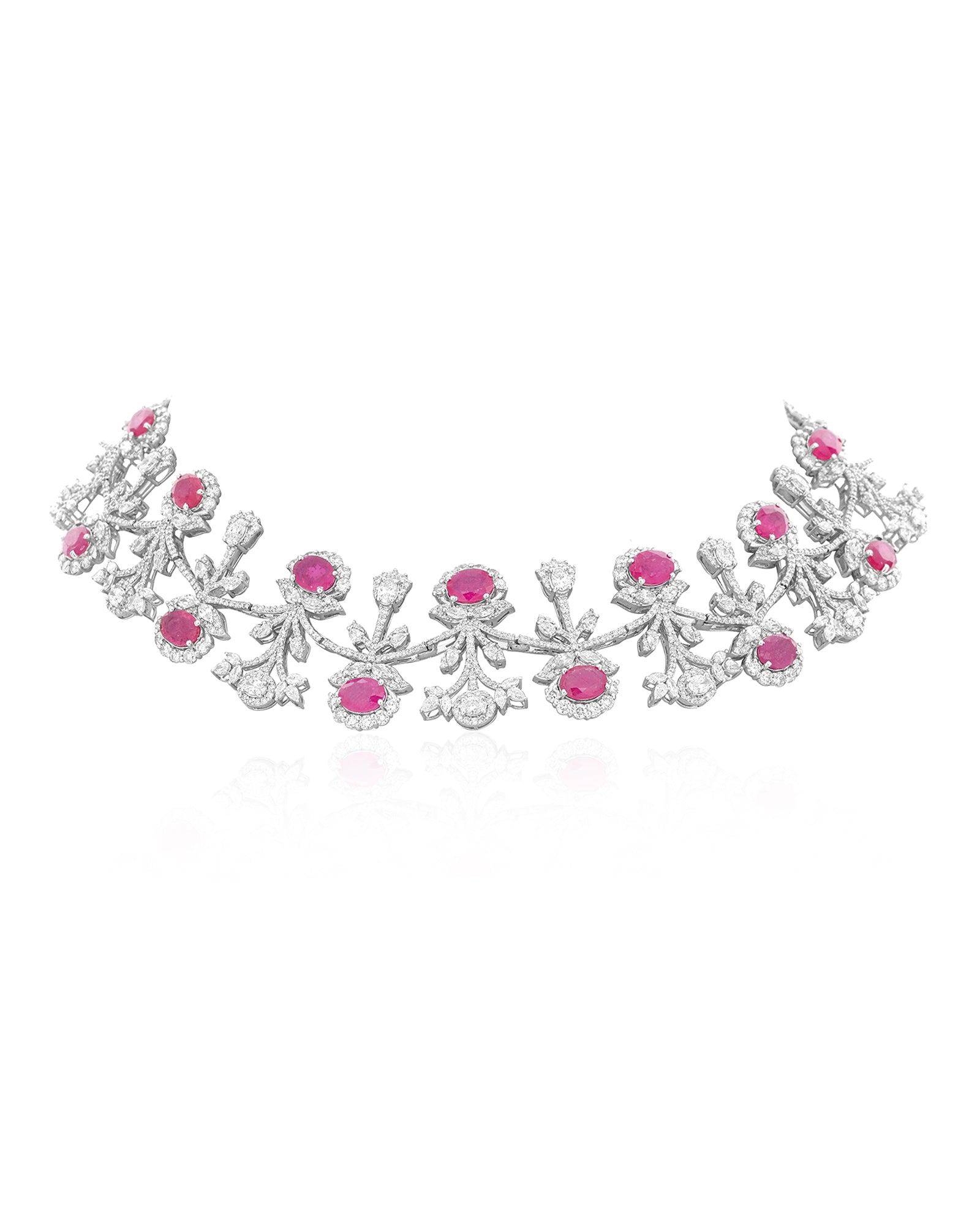 Corset Code Ruby Necklace | AMARIS JEWELS | Fine Jewelry 