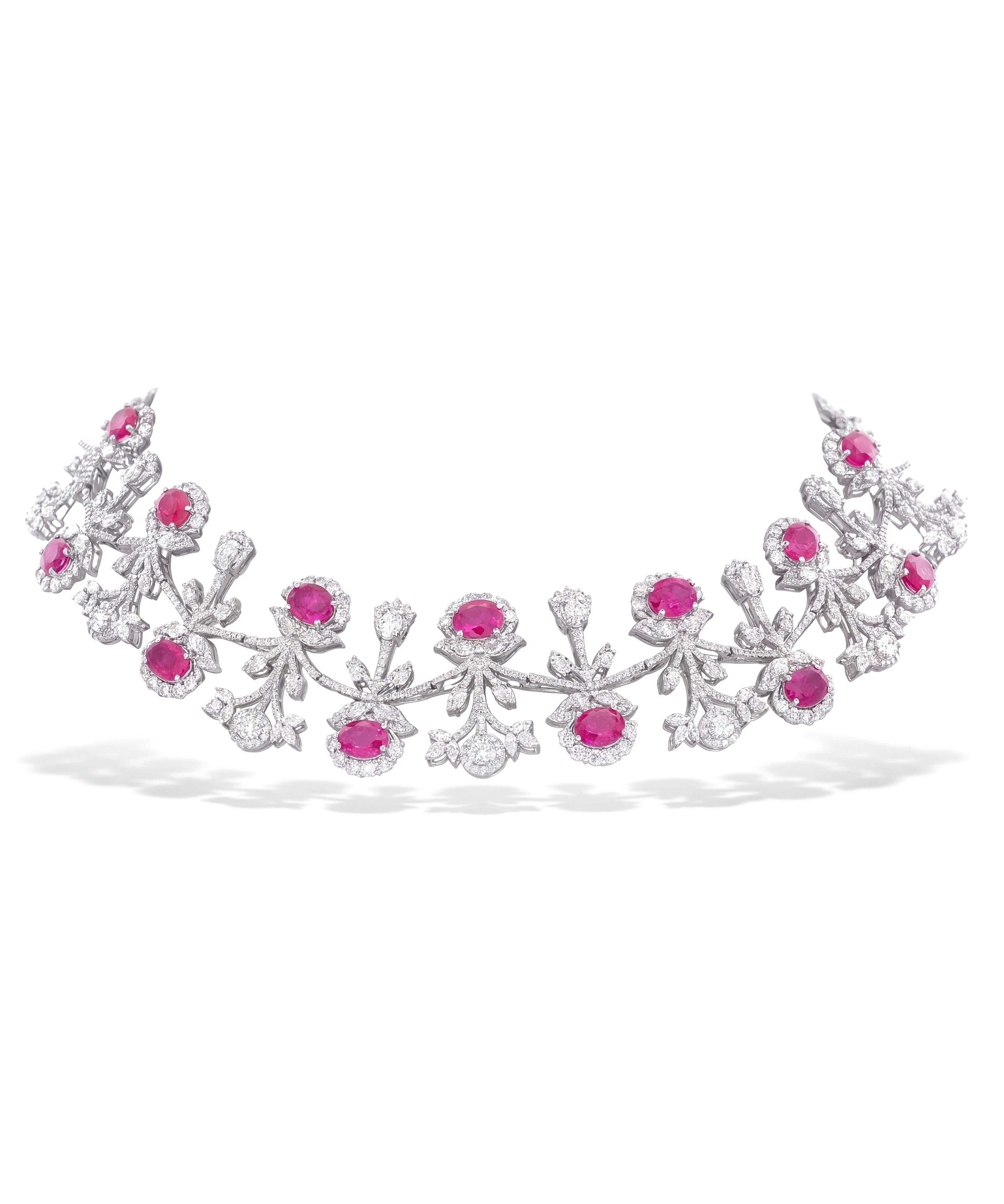 Corset Code Ruby Necklace | AMARIS JEWELS | Fine Jewelry
