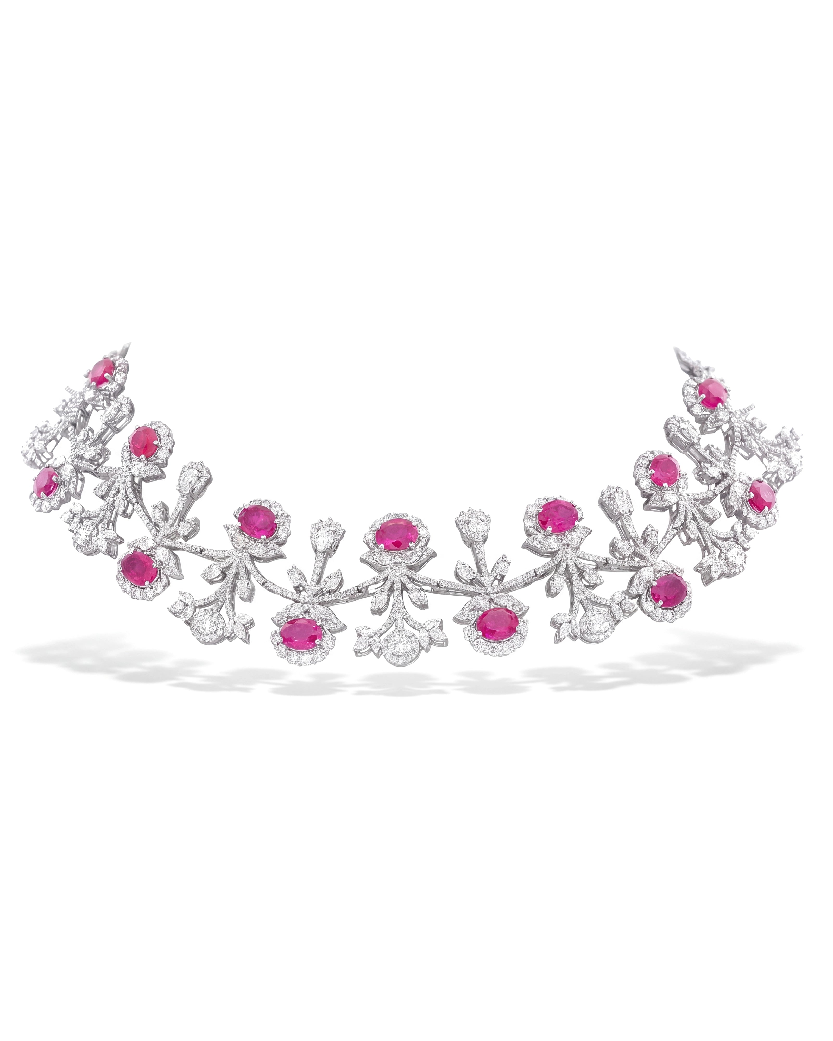 Corset Code Ruby Necklace
