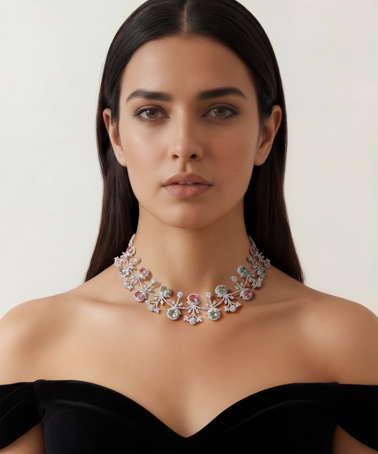 Corset Code Tourmaline Necklace | AMARIS JEWELS | Fine Jewelry 