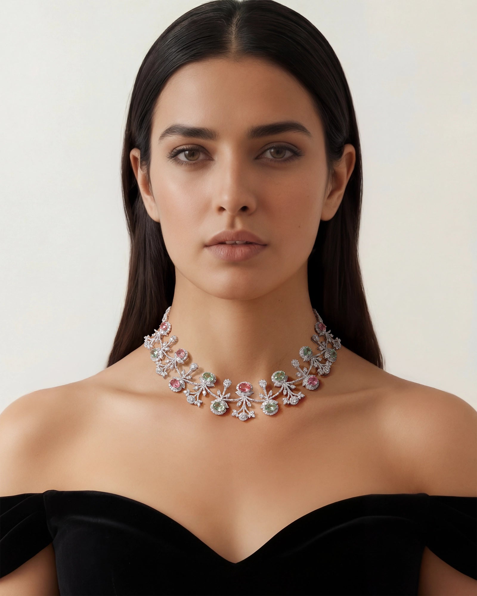 Corset Code Tourmaline Necklace | AMARIS JEWELS | Fine Jewelry 