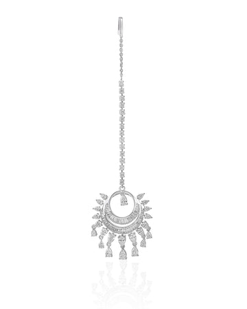 Crescent Diamond Maangtikka