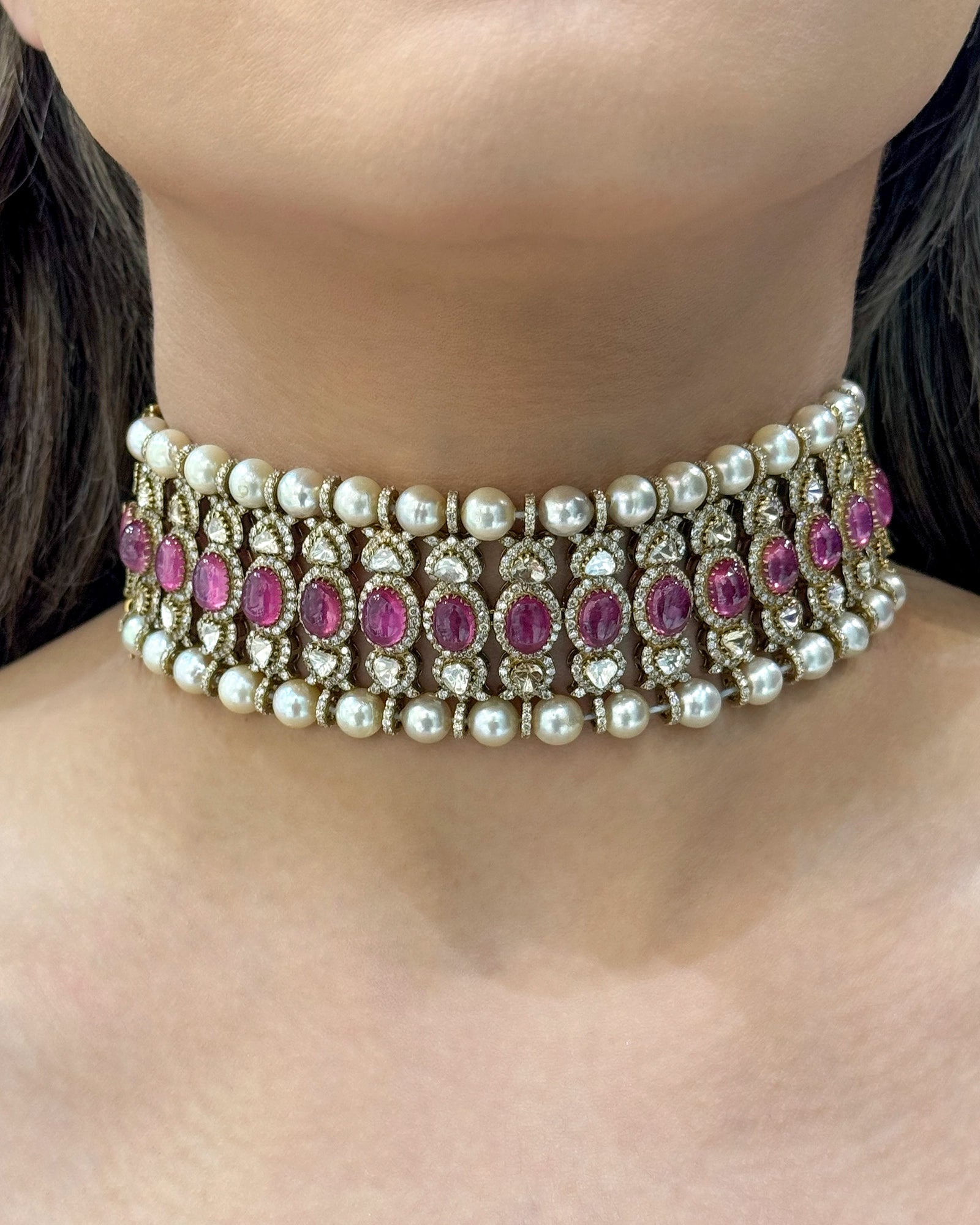 Crimson Choker | AMARIS JEWELS | Fine Jewelry 