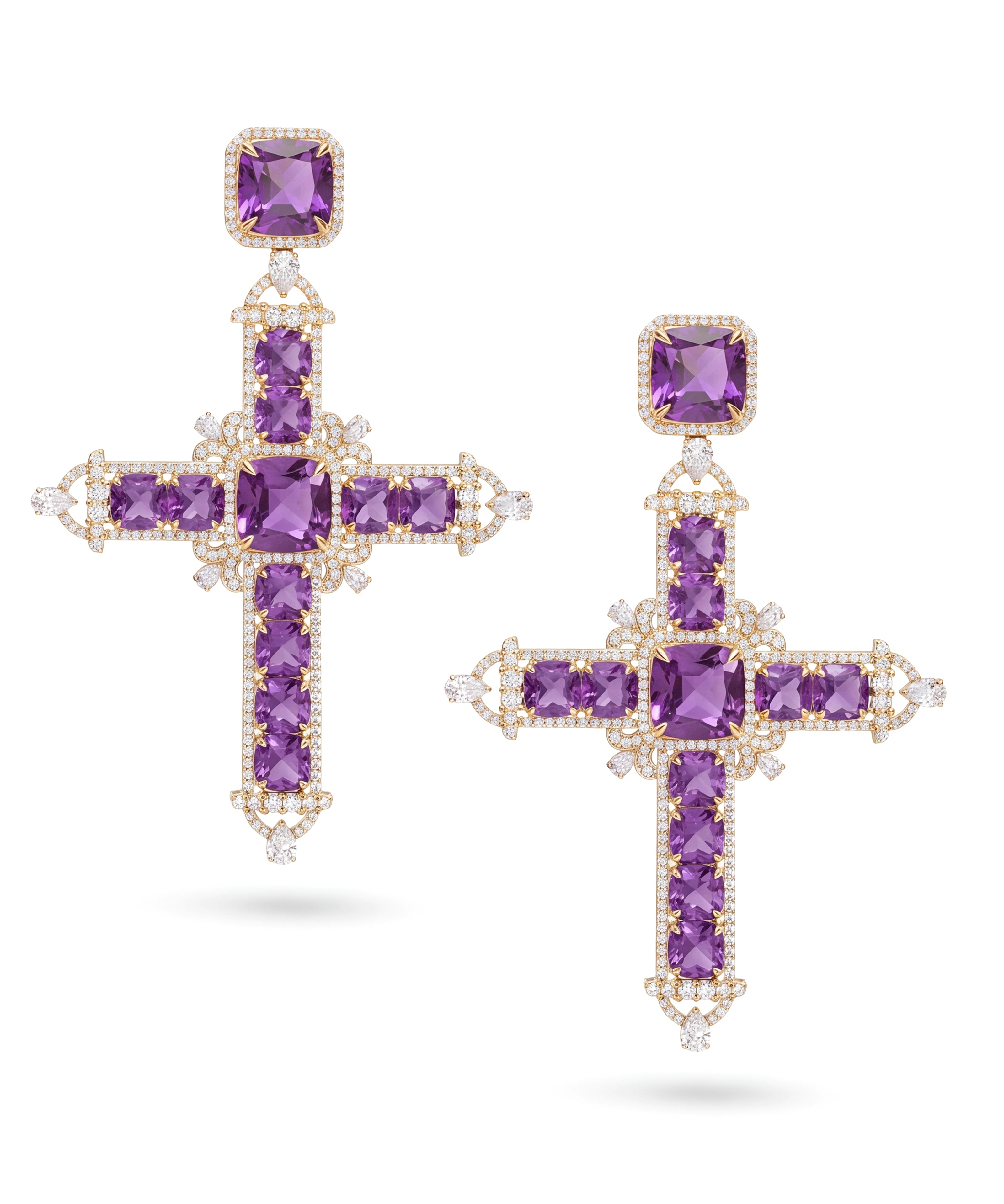 Cross My Heart Earrings | AMARIS JEWELS | Fine Jewelry