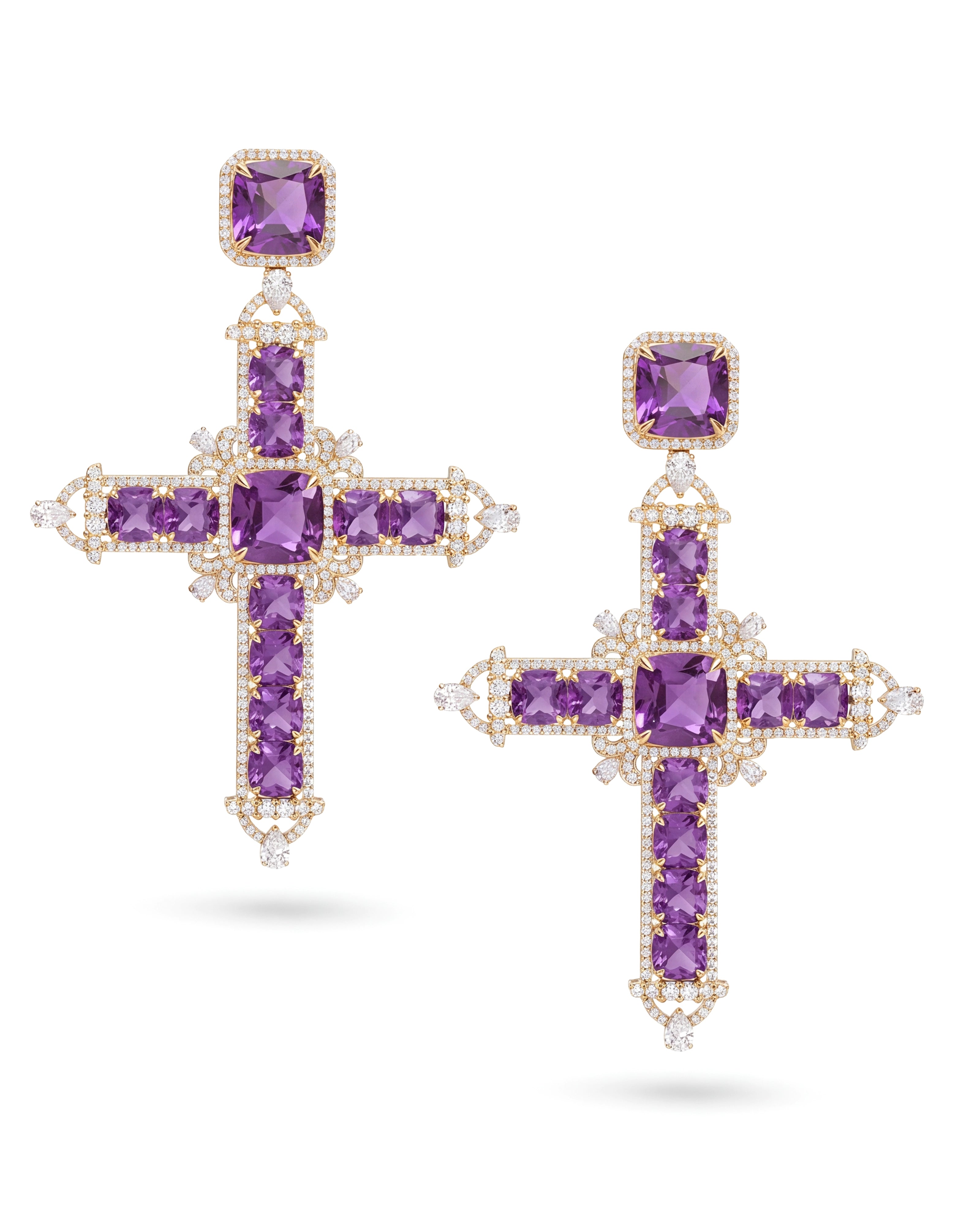 Cross My Heart Earrings | AMARIS JEWELS | Fine Jewelry