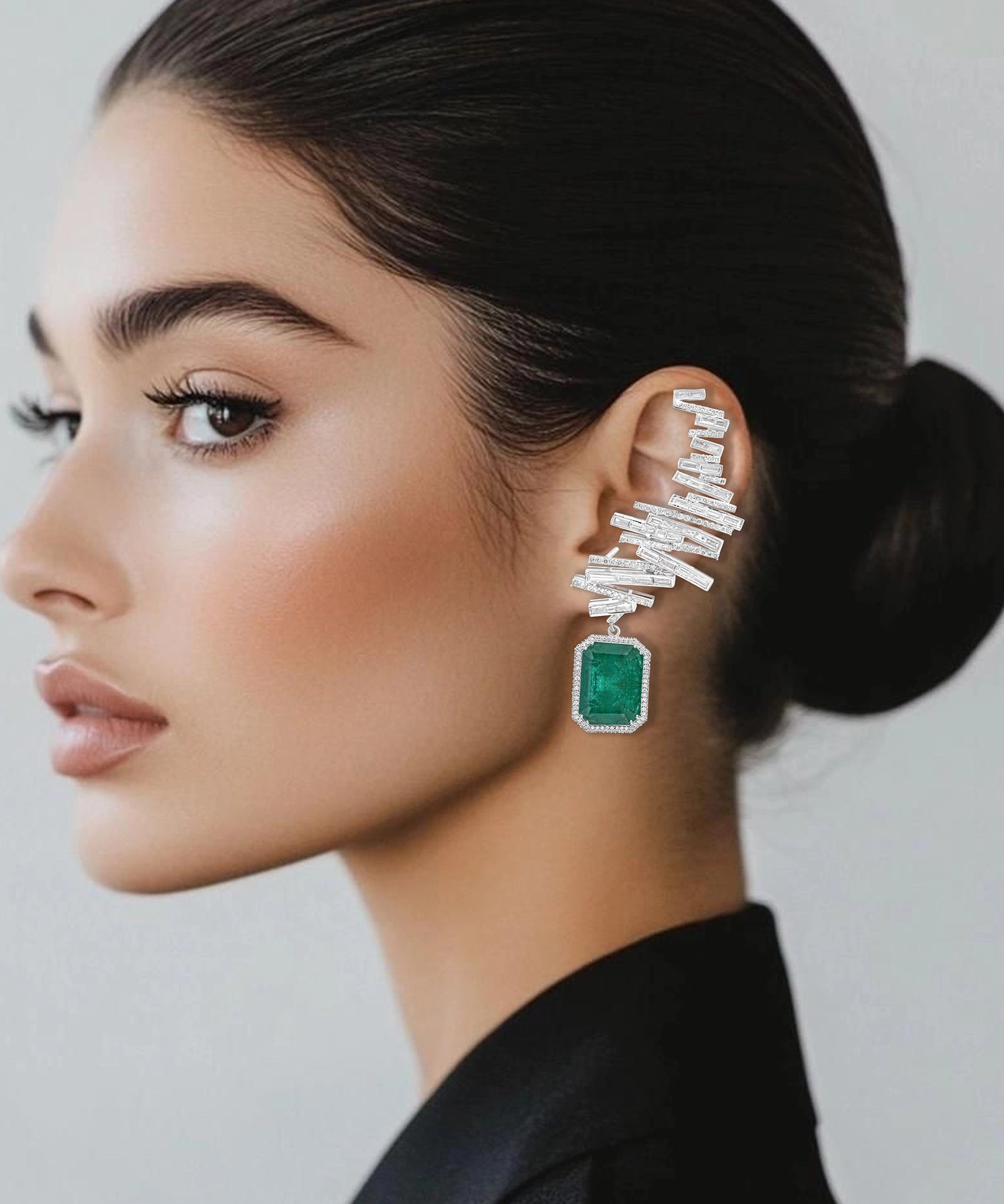 Cross Road Earrings | AMARIS JEWELS | Fine Jewelry 