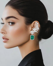 Cross Road Earrings | AMARIS JEWELS | Fine Jewelry 