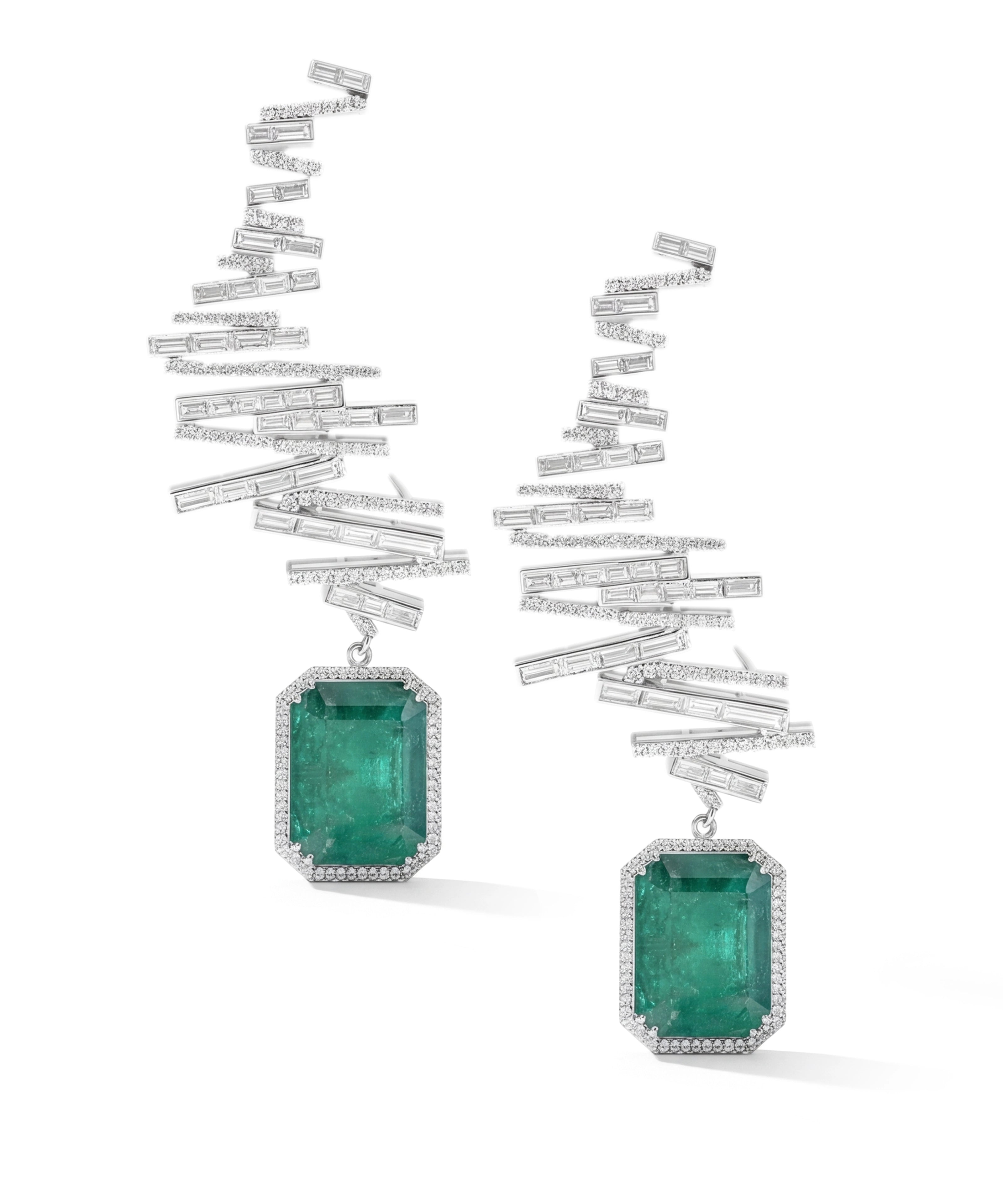 Cross Road Earrings | AMARIS JEWELS | Fine Jewelry