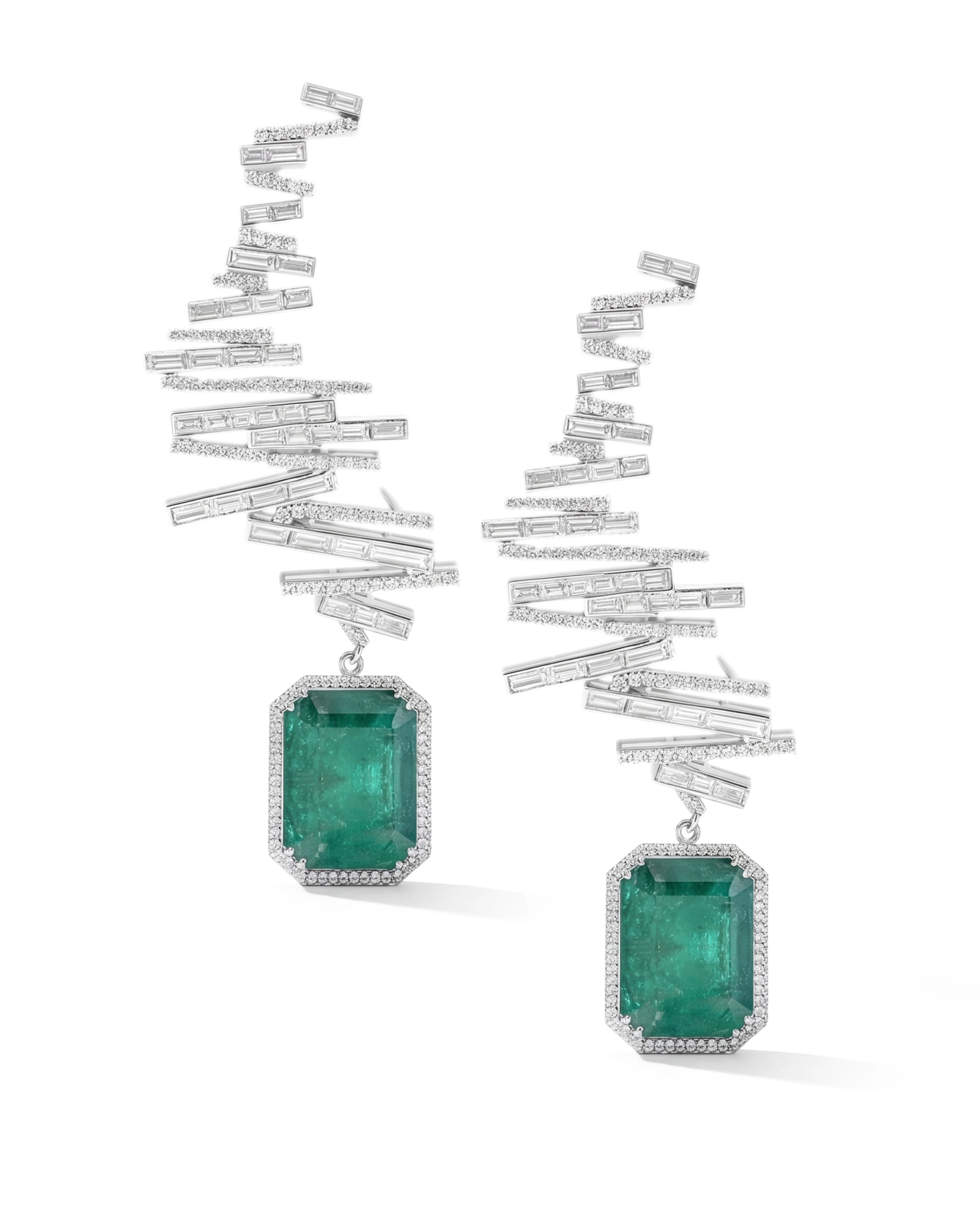 Cross Road Earrings | AMARIS JEWELS | Fine Jewelry