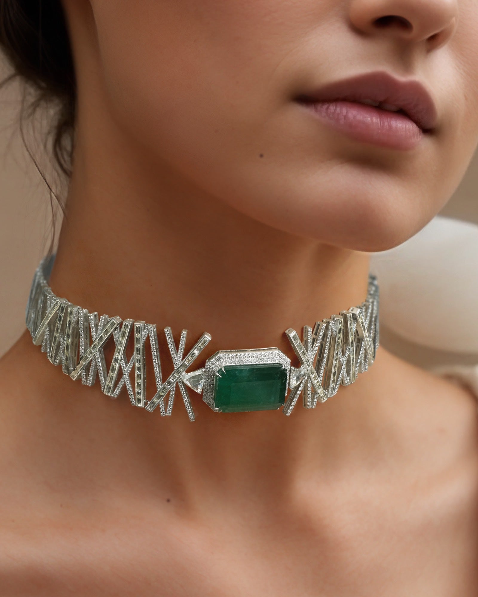 Cross Roads Choker | AMARIS JEWELS | Fine Jewelry 