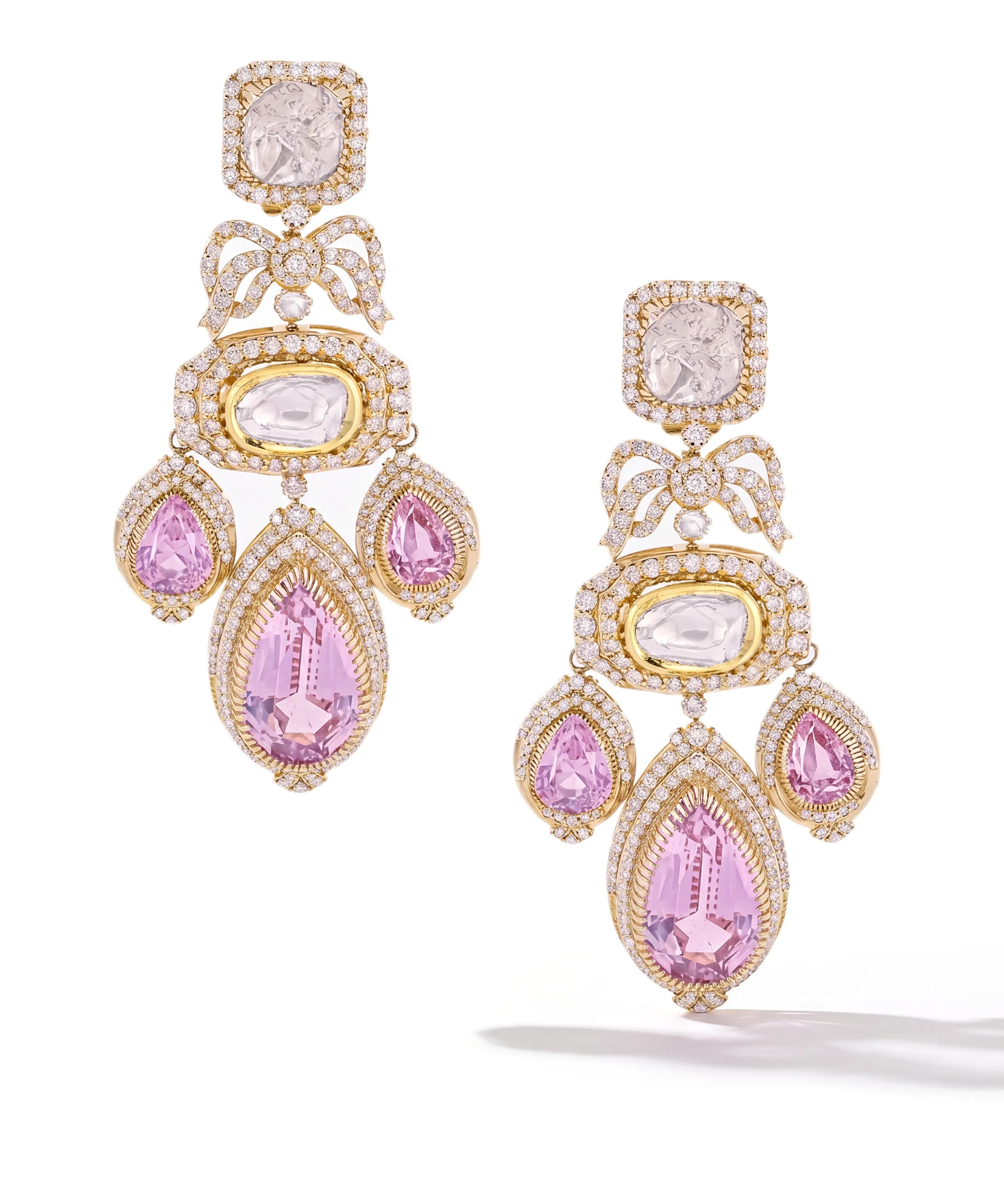 Crown Cascade Earrings | AMARIS JEWELS | Fine Jewelry