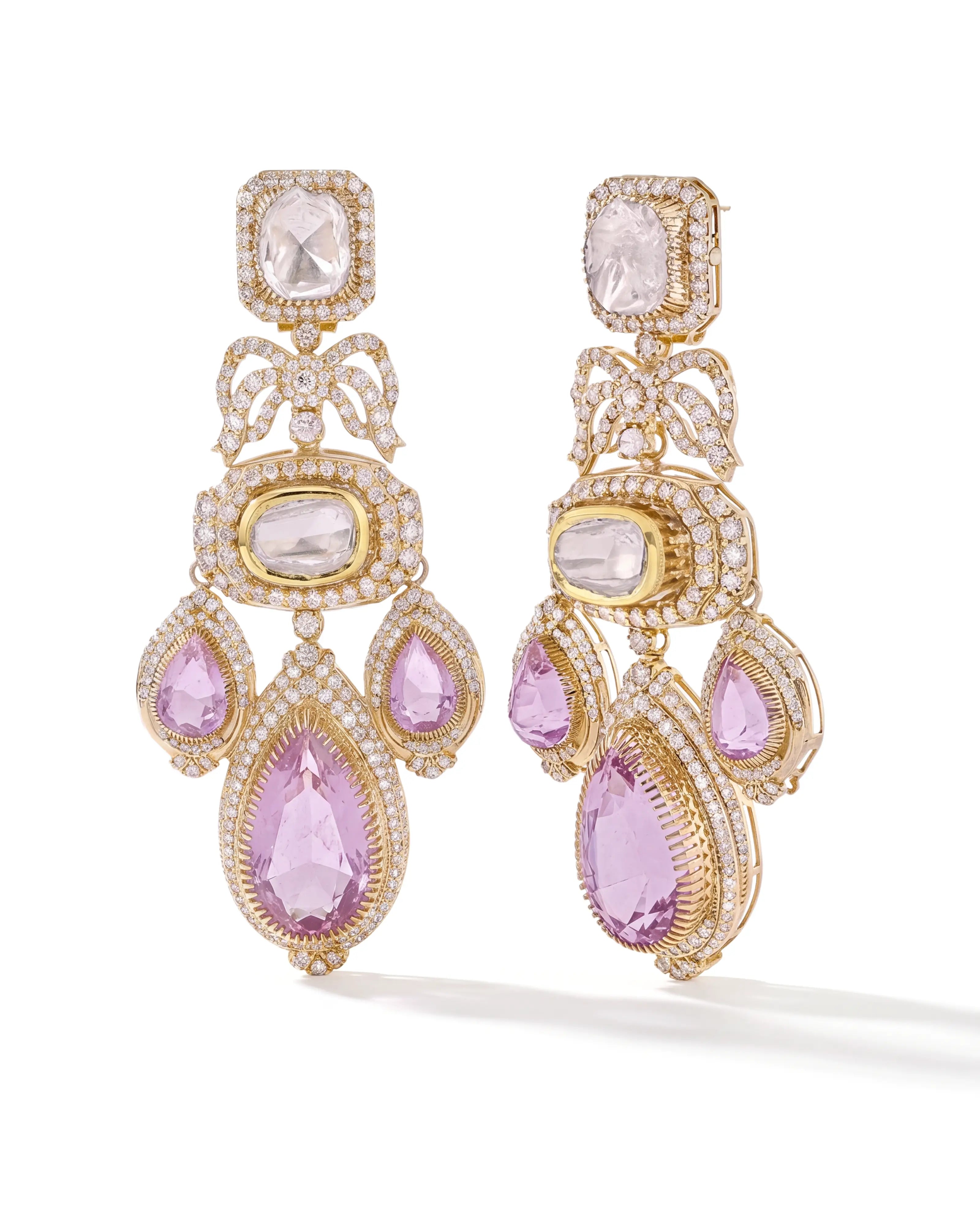 Crown Cascade Earrings | AMARIS JEWELS | Fine Jewelry