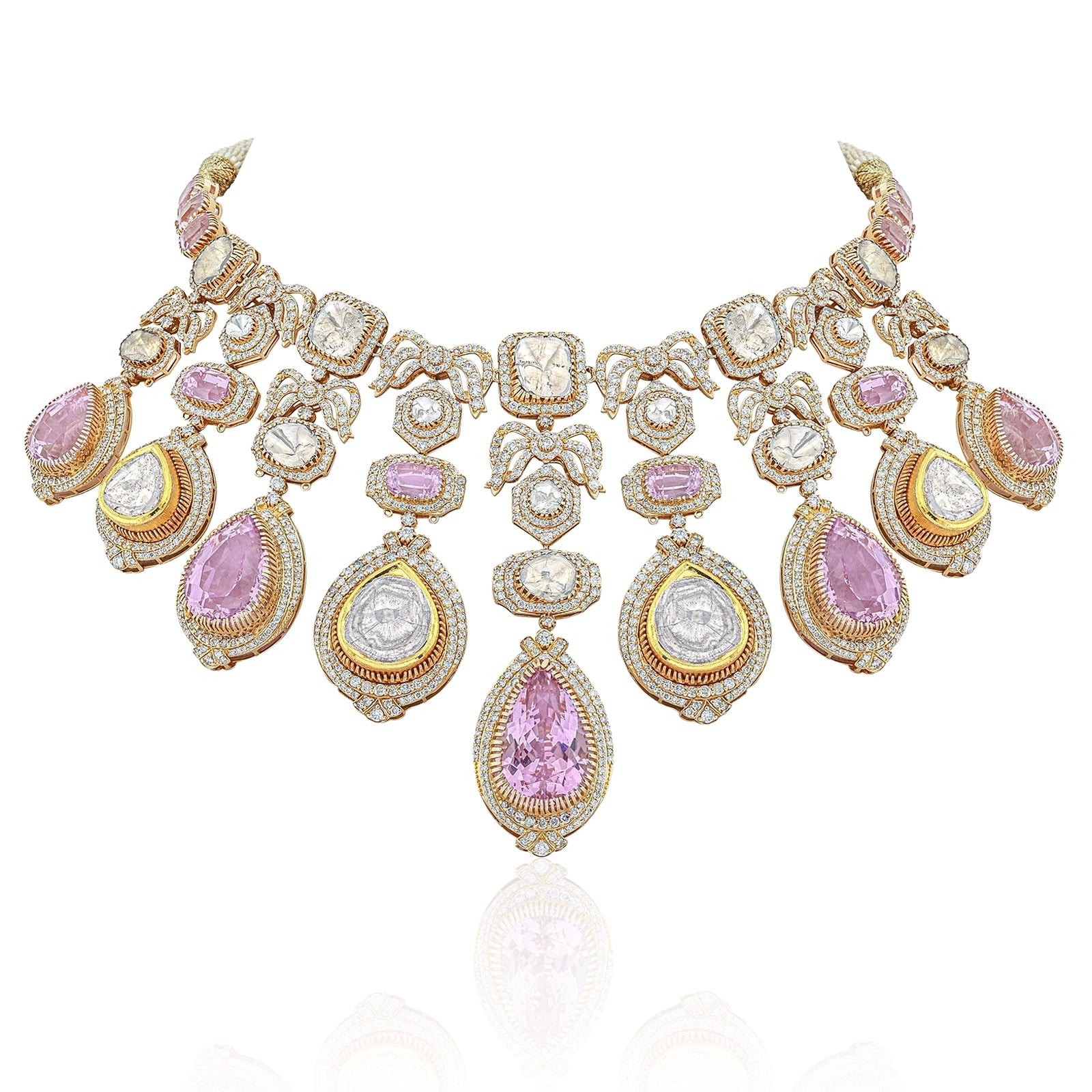 Crown Cascade Necklace | AMARIS JEWELS | Fine Jewelry 