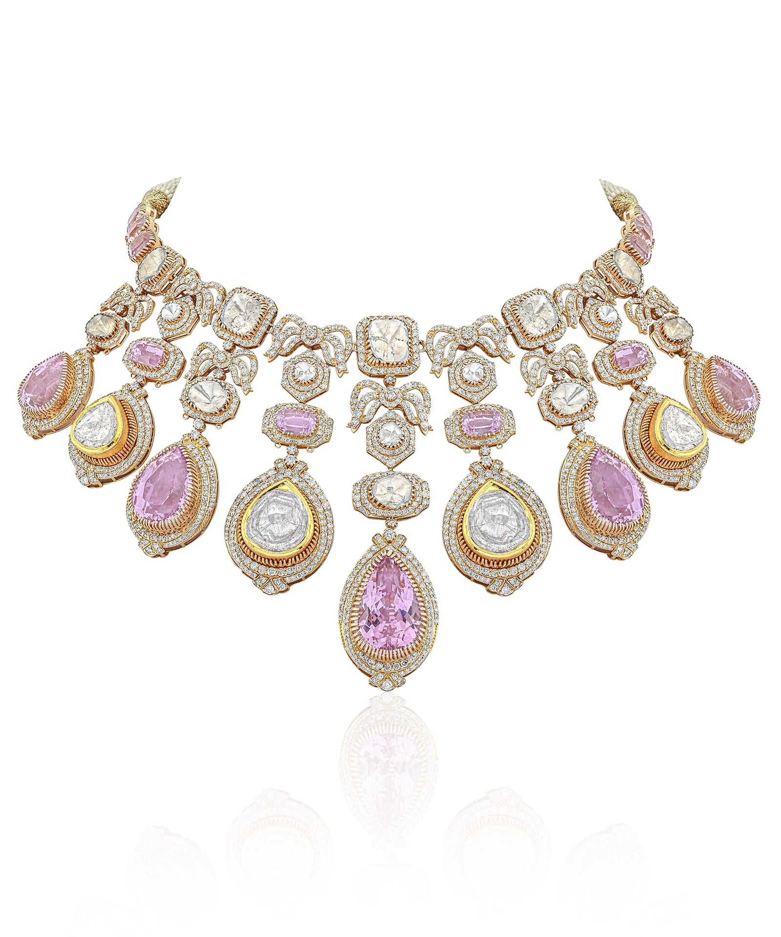 Crown Cascade Necklace | AMARIS JEWELS | Fine Jewelry 