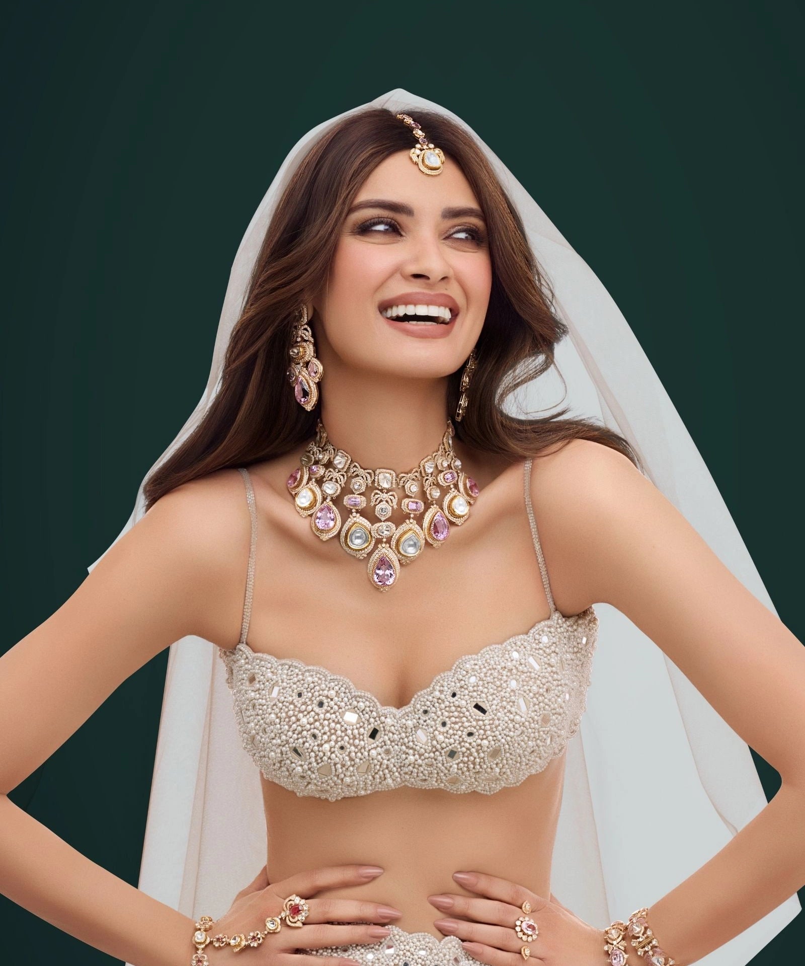 Crown Cascade Necklace | AMARIS JEWELS | Fine Jewelry 