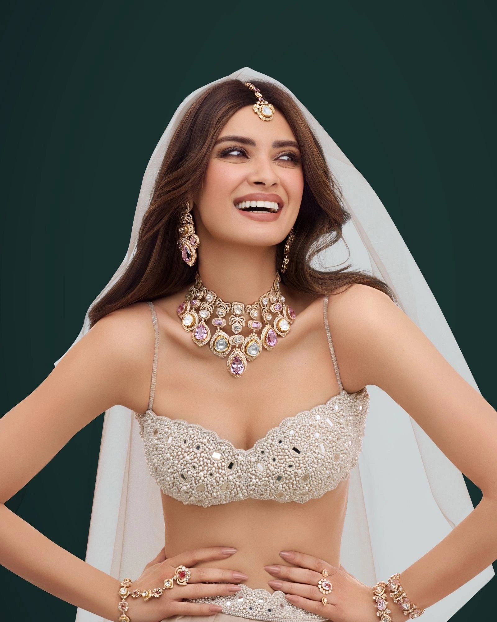 Crown Cascade Necklace | AMARIS JEWELS | Fine Jewelry 