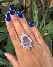 Crown Jewel Ring (Kunzite) | AMARIS JEWELS | Fine Jewelry 