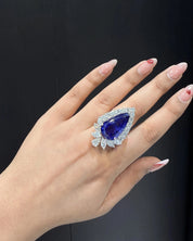 Crown Jewel Ring (Tanzanite) | AMARIS JEWELS | Fine Jewelry 