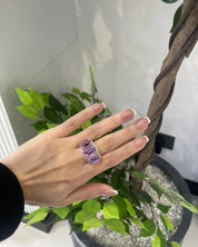 Crown Kunzite Ring | AMARIS JEWELS | Fine Jewelry 