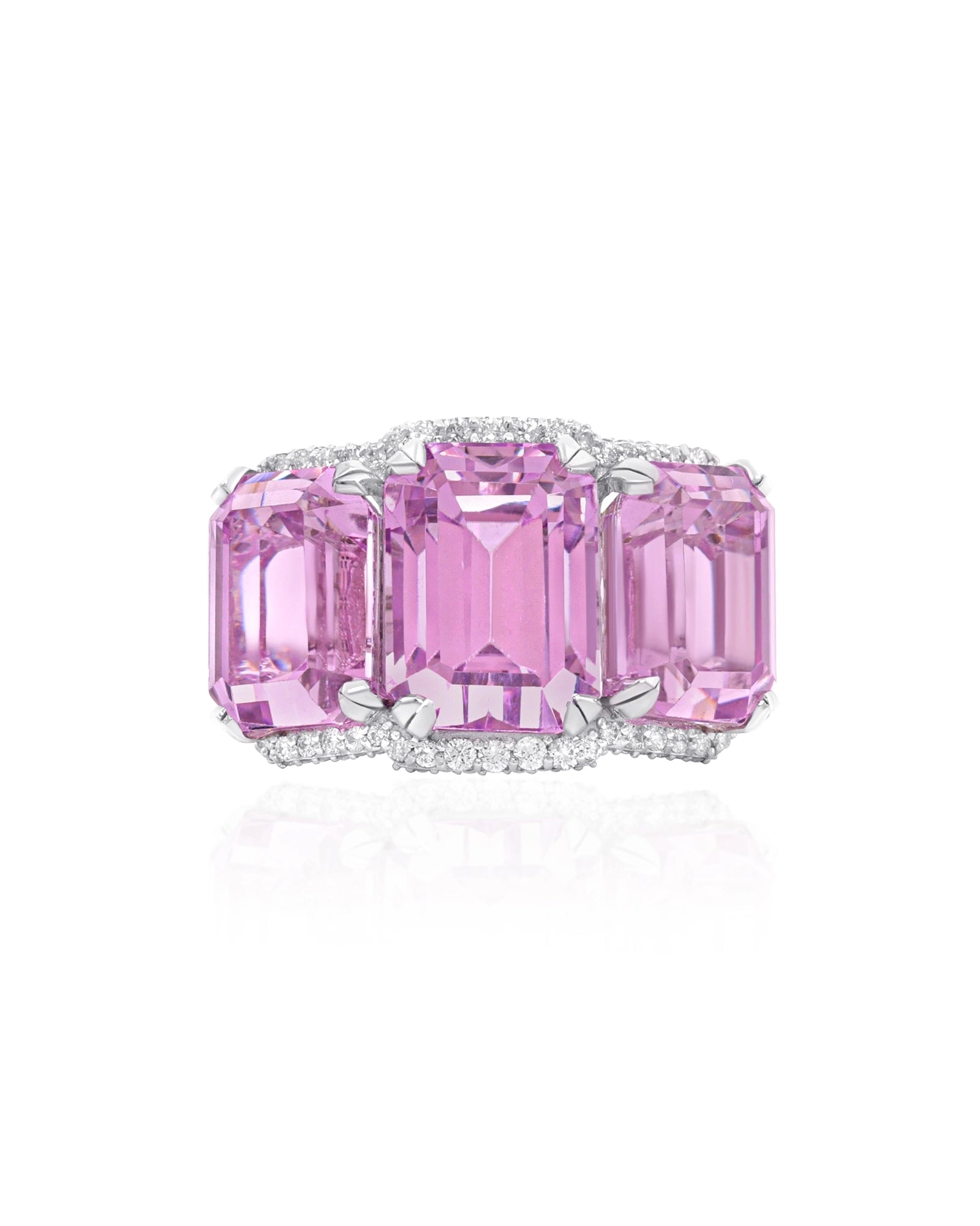 Crown Kunzite Ring | AMARIS JEWELS | Fine Jewelry 