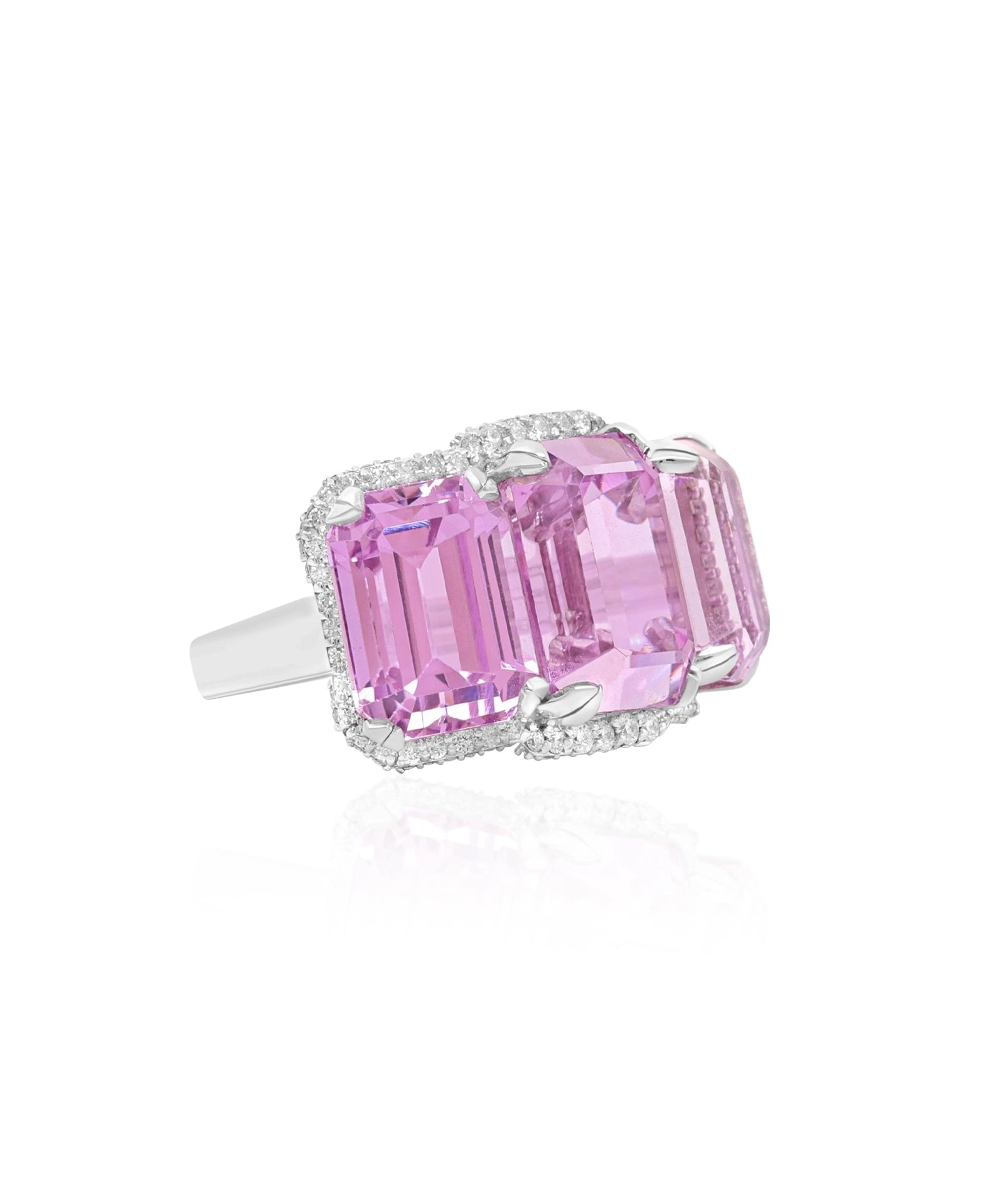 Crown Kunzite Ring | AMARIS JEWELS | Fine Jewelry 