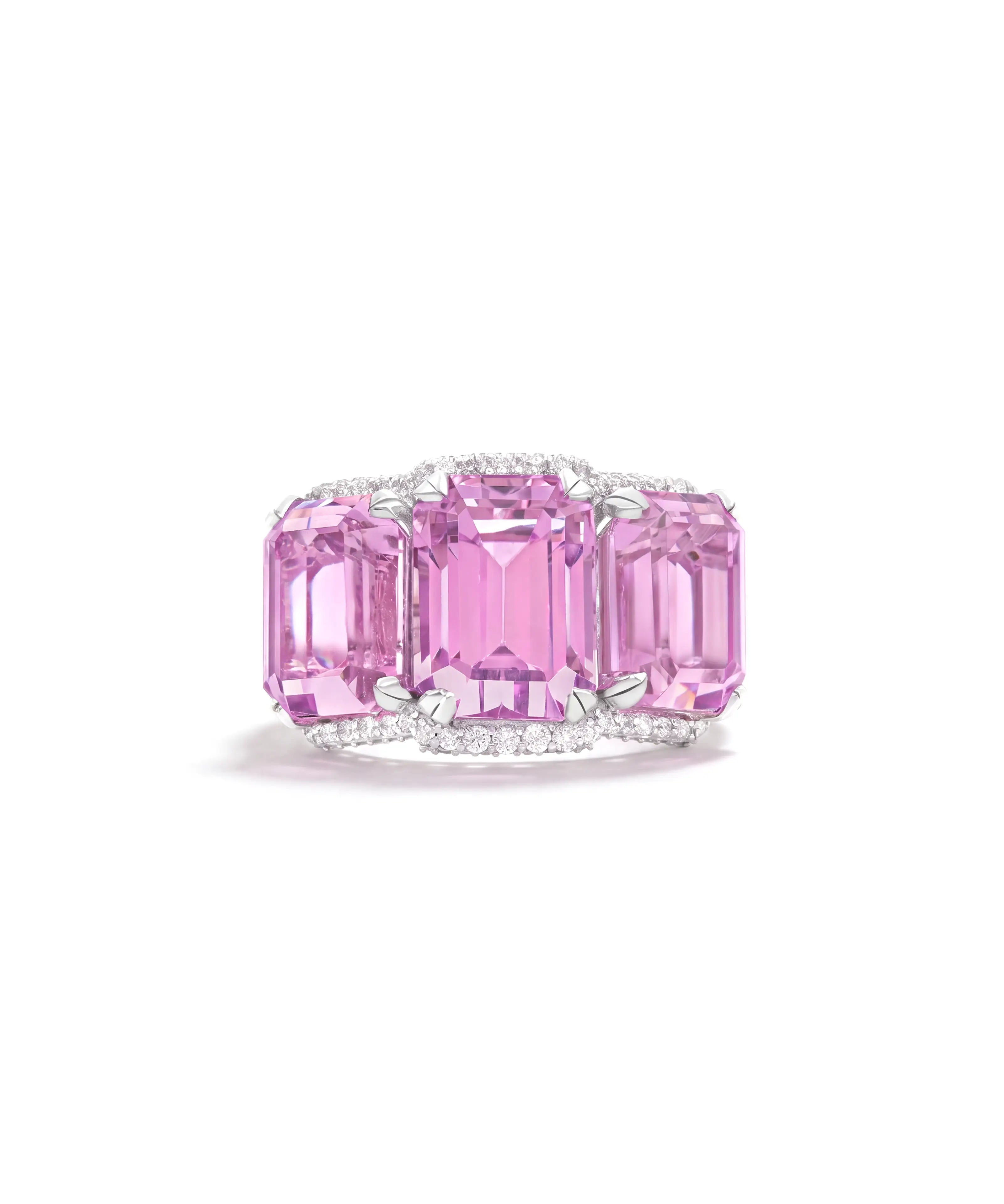 Crown Kunzite Ring | AMARIS JEWELS | Fine Jewelry