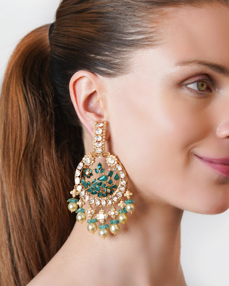 Dancing Peacock Earrings | AMARIS JEWELS | Fine Jewelry