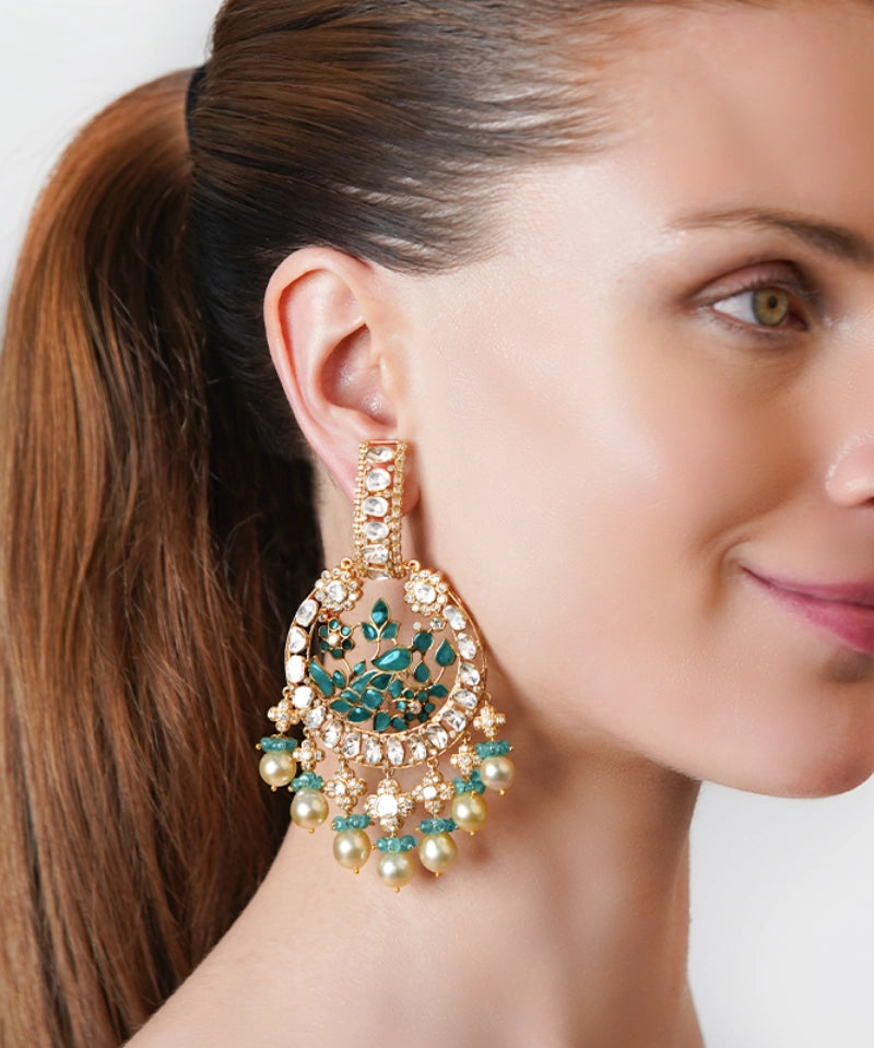 Dancing Peacock Earrings | AMARIS JEWELS | Fine Jewelry 
