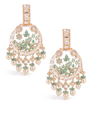 Dancing Peacock Earrings | AMARIS JEWELS | Fine Jewelry