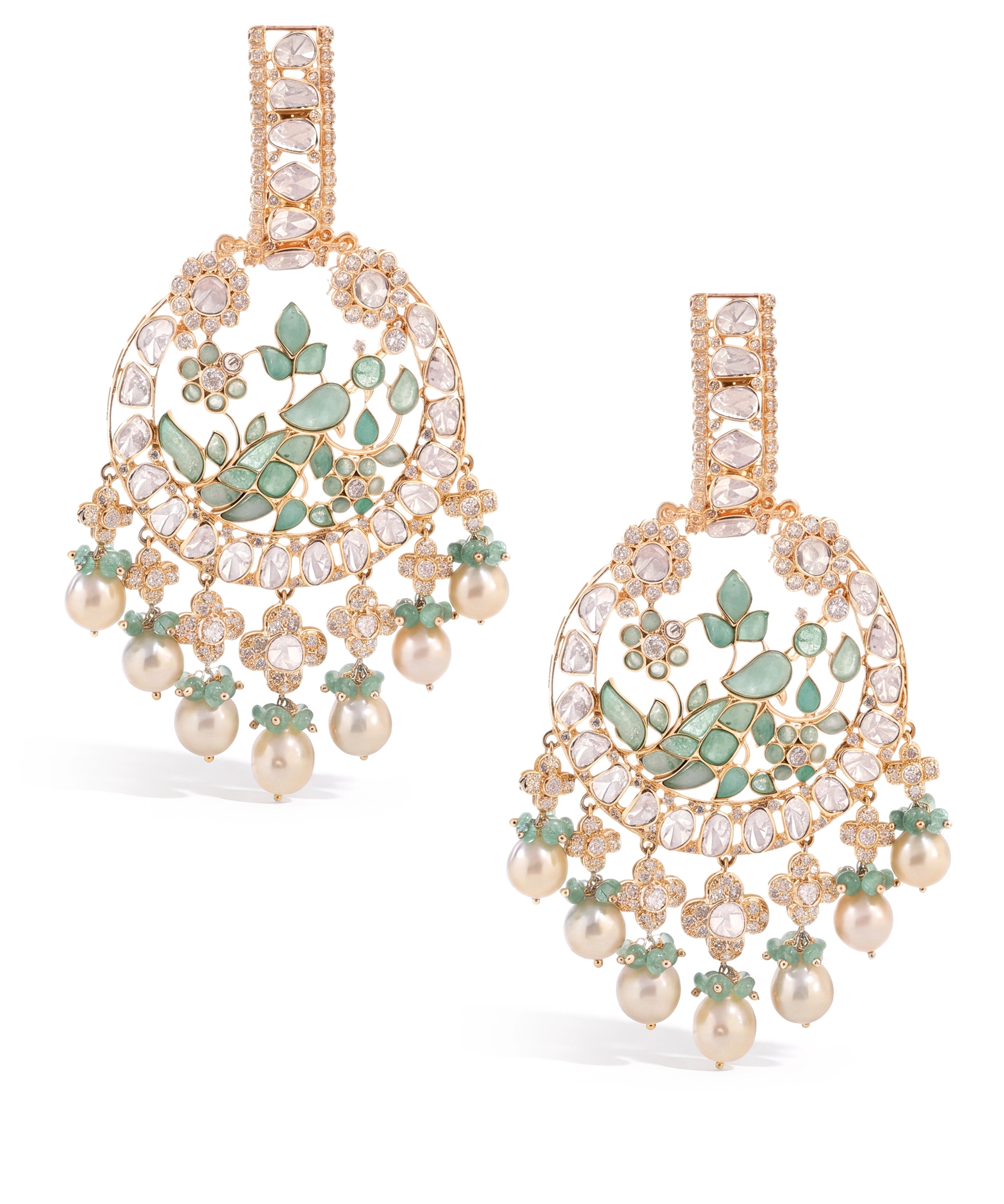 Dancing Peacock Earrings | AMARIS JEWELS | Fine Jewelry