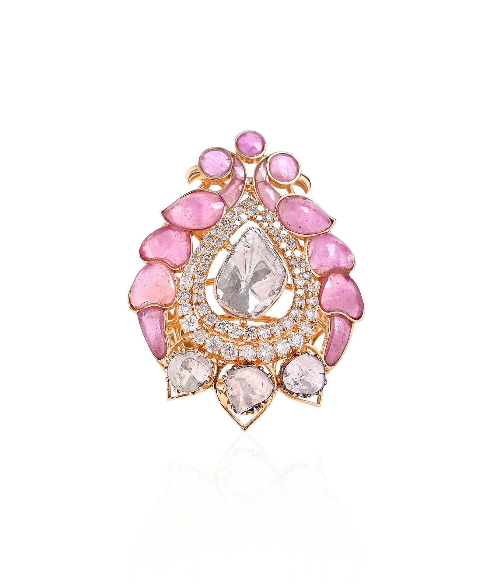 Dancing Peacock Ring | AMARIS JEWELS | Fine Jewelry 