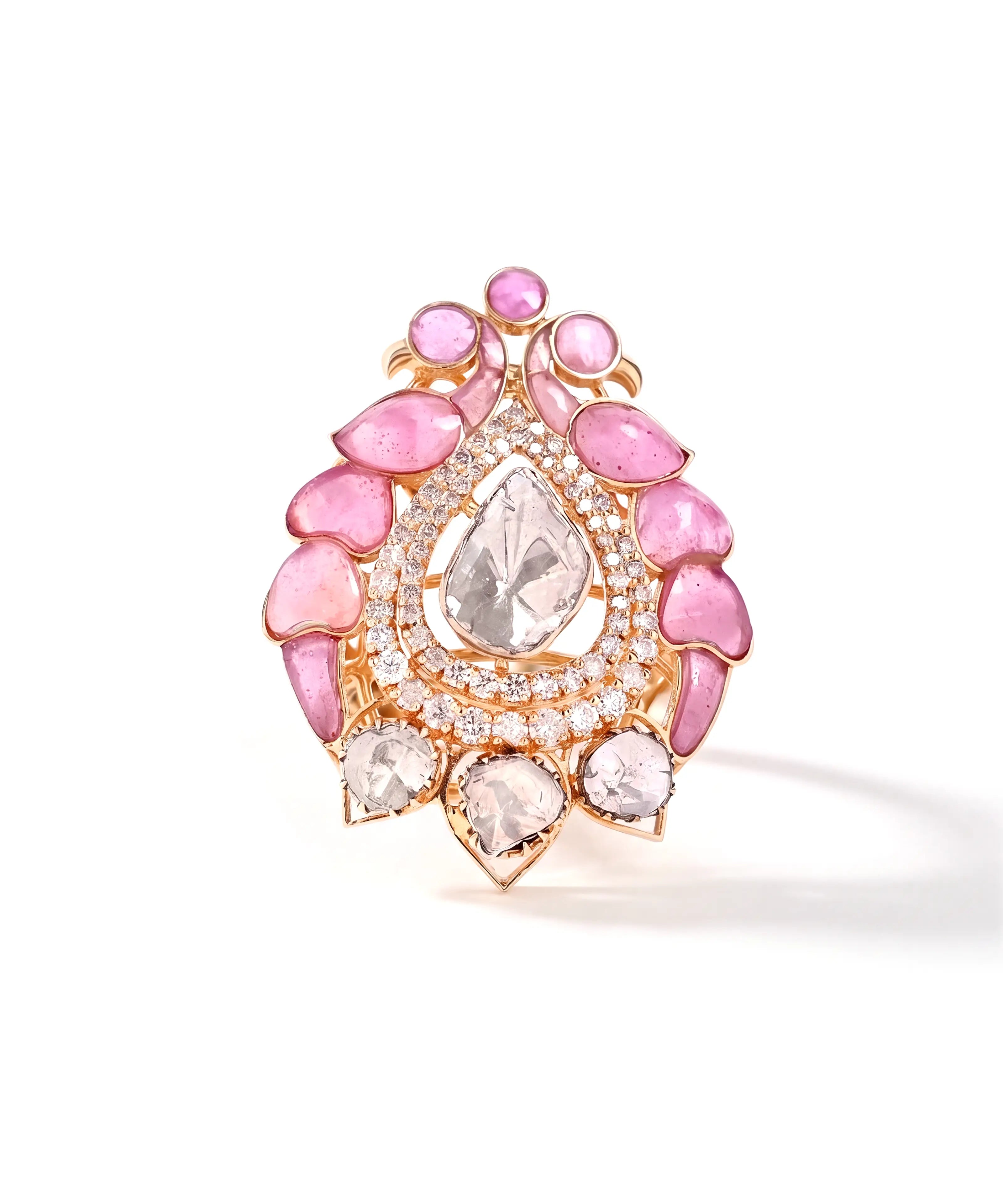 Dancing Peacock Ring | AMARIS JEWELS | Fine Jewelry