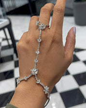 Diamond Bloom Hand Harness | AMARIS JEWELS | Fine Jewelry 