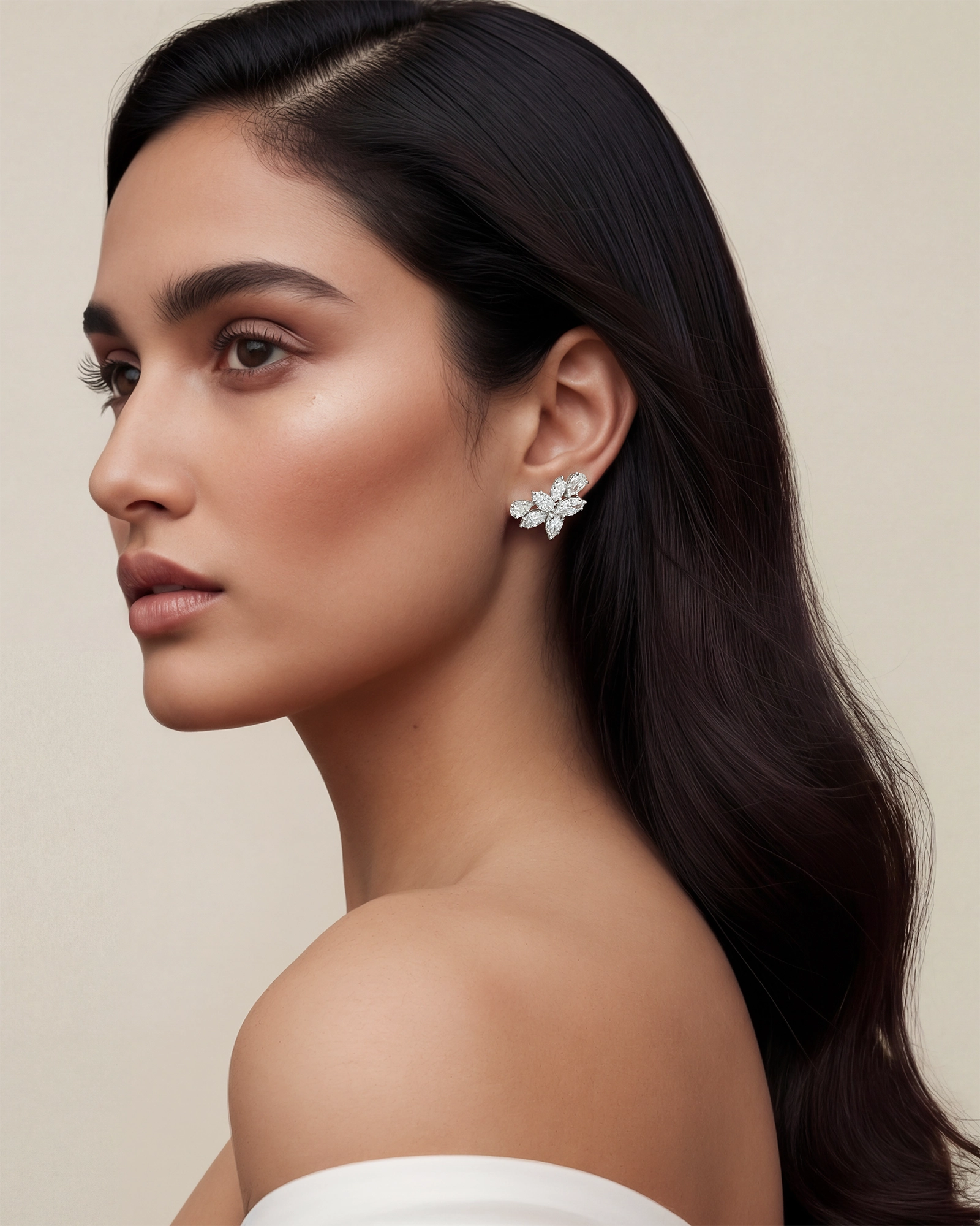 Diamond Breath Earrings | AMARIS JEWELS | Fine Jewelry 