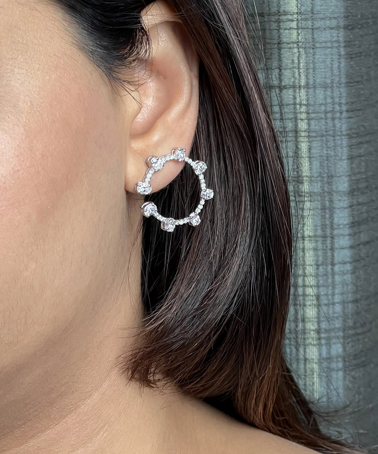 Diamond Constellation Earrings | AMARIS JEWELS | Fine Jewelry 