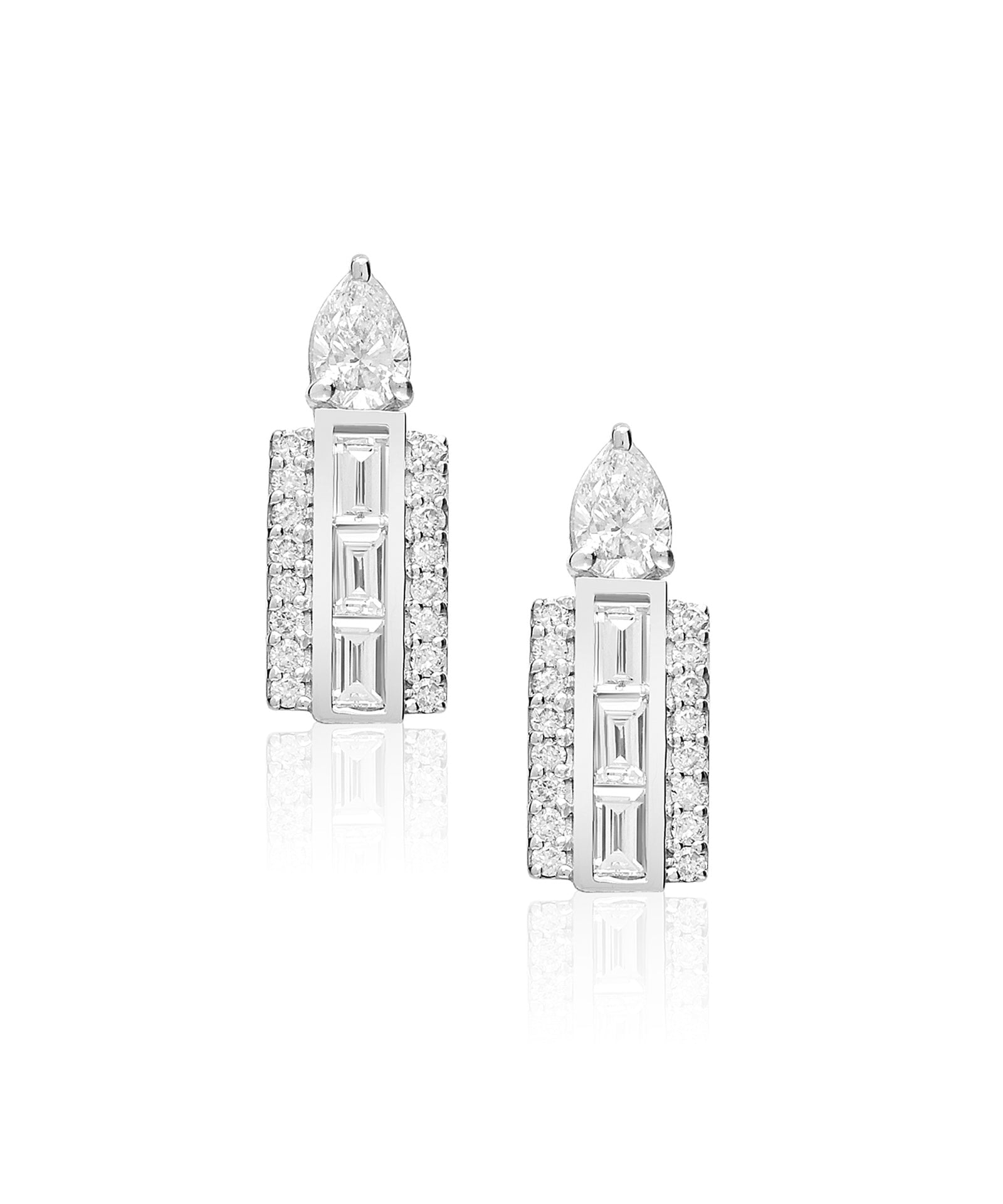 Diamond Dial Earrings | AMARIS JEWELS | Fine Jewelry 