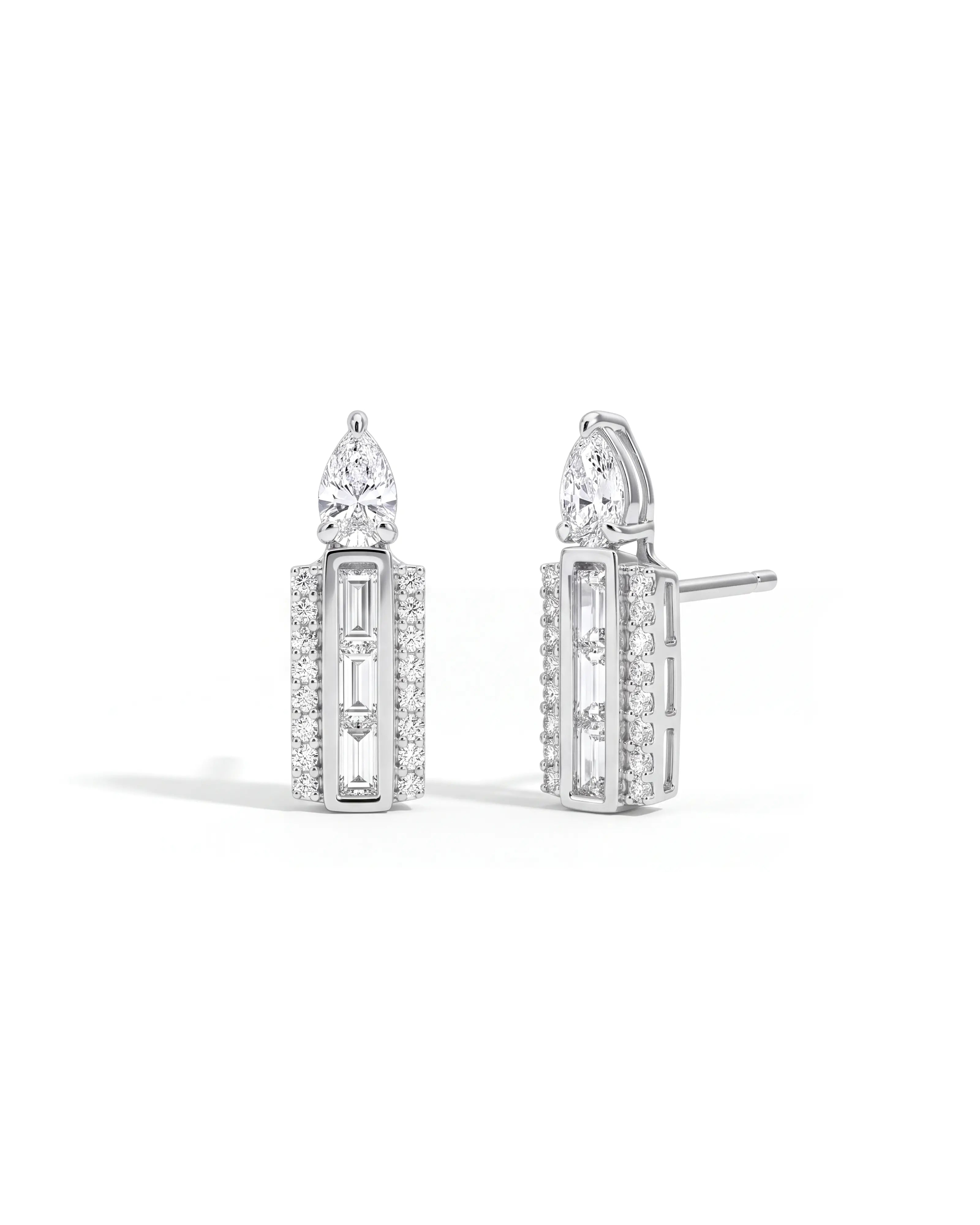 Diamond Dial Earrings | AMARIS JEWELS | Fine Jewelry