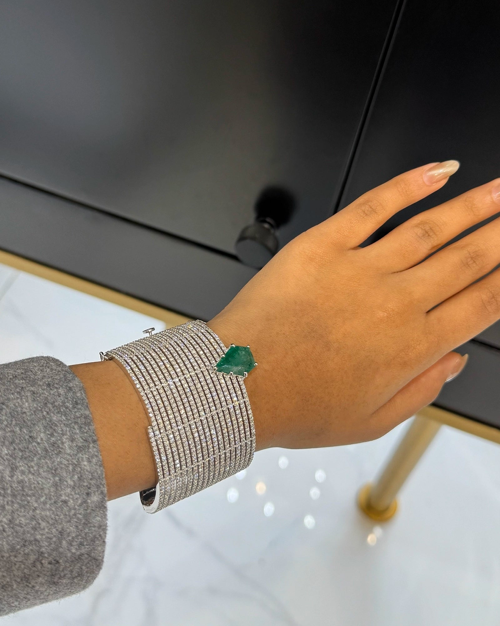 Diamond Domain Cuff | AMARIS JEWELS | Fine Jewelry 