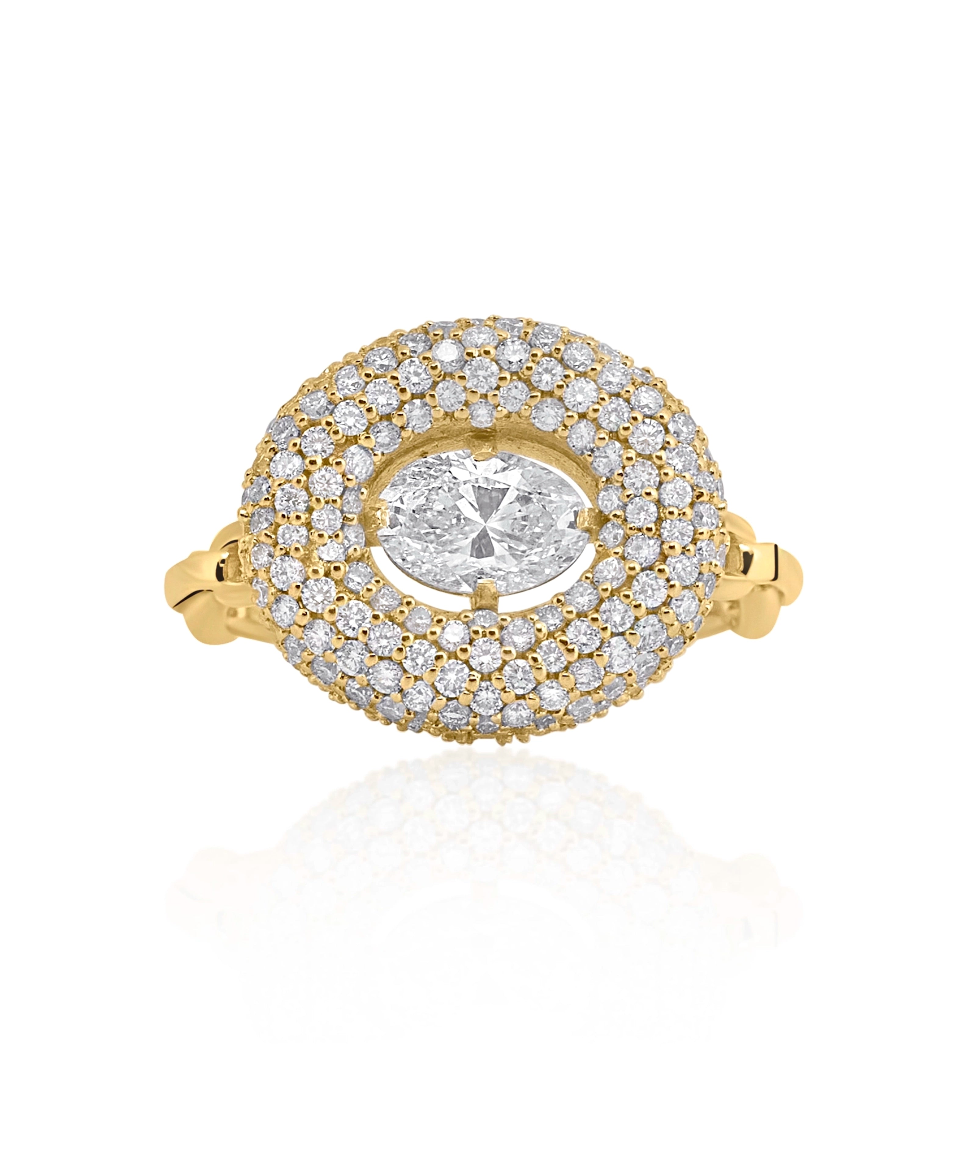 Diamond Doughnut Ring (Pinky) | AMARIS JEWELS | Fine Jewelry