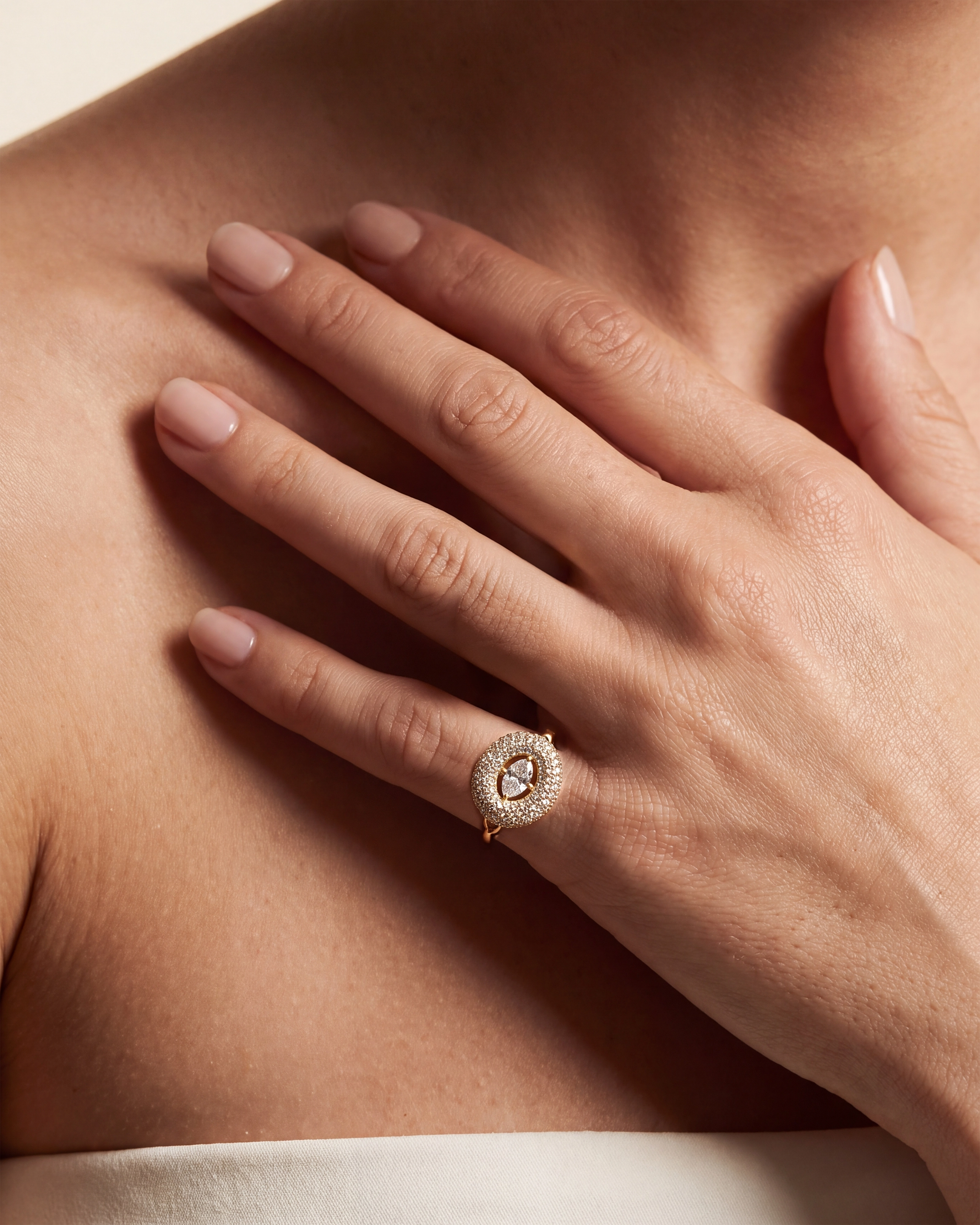 Diamond Doughnut Ring (Pinky) | AMARIS JEWELS | Fine Jewelry