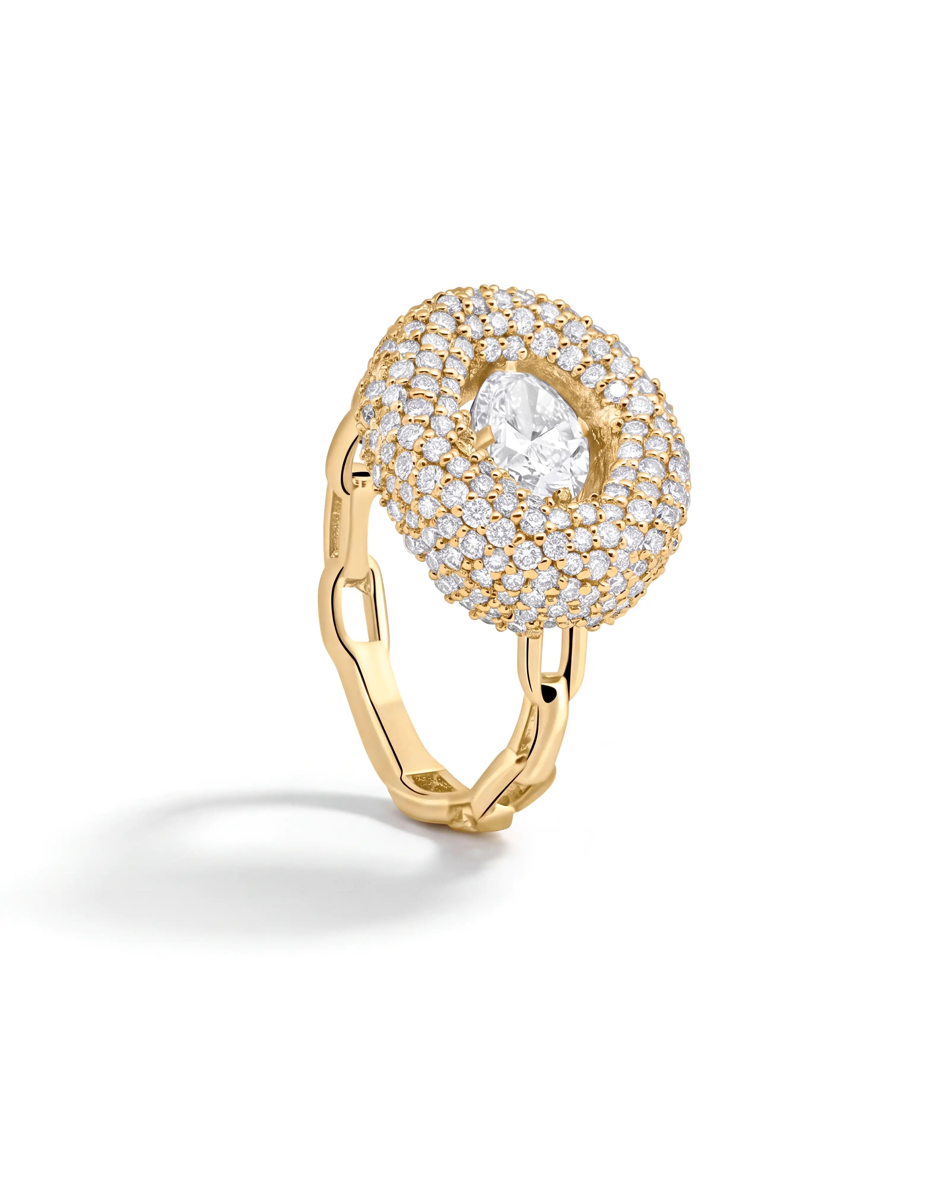 Diamond Doughnut Ring (Pinky) | AMARIS JEWELS | Fine Jewelry