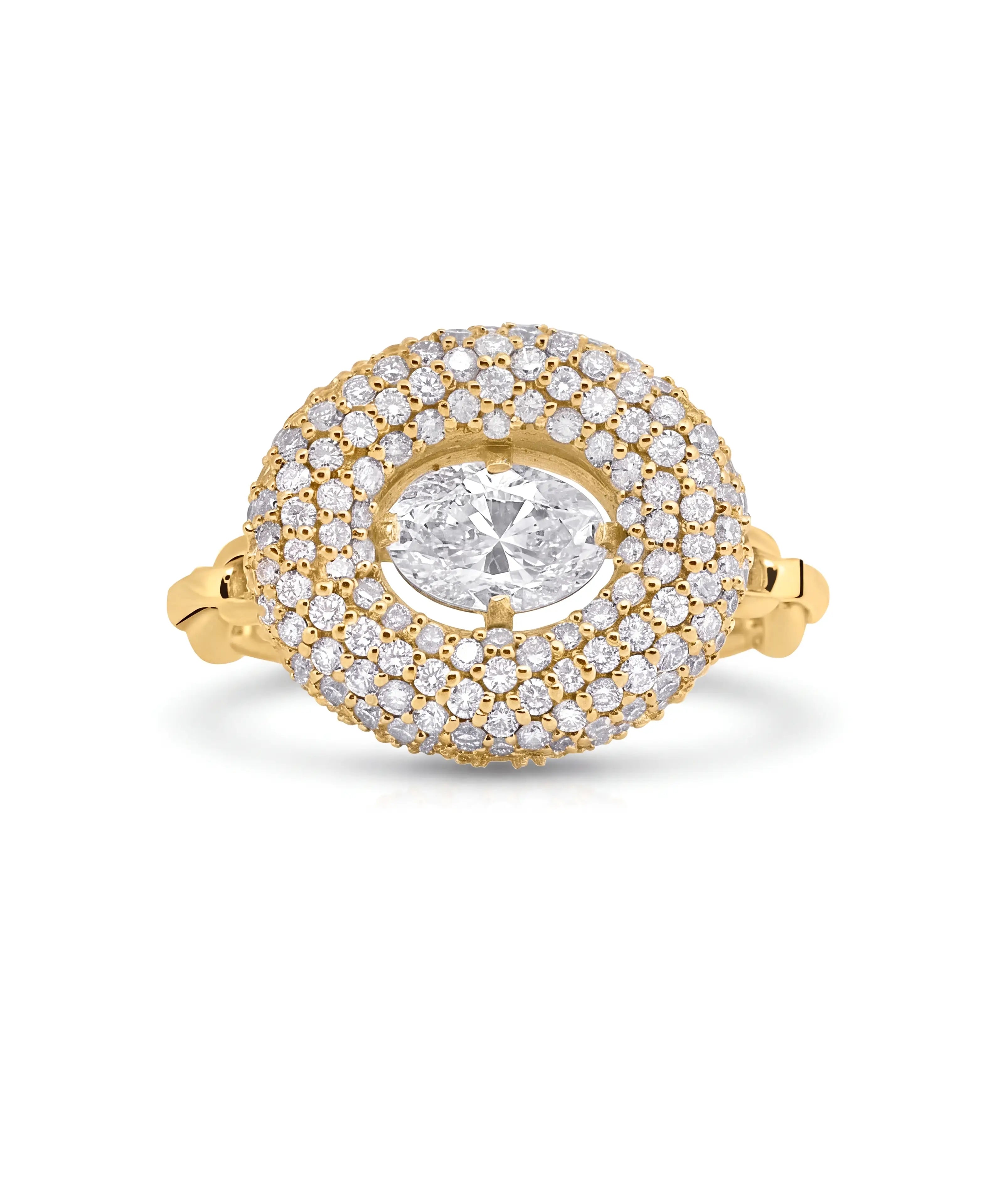Diamond Doughnut Ring (Pinky) | AMARIS JEWELS | Fine Jewelry