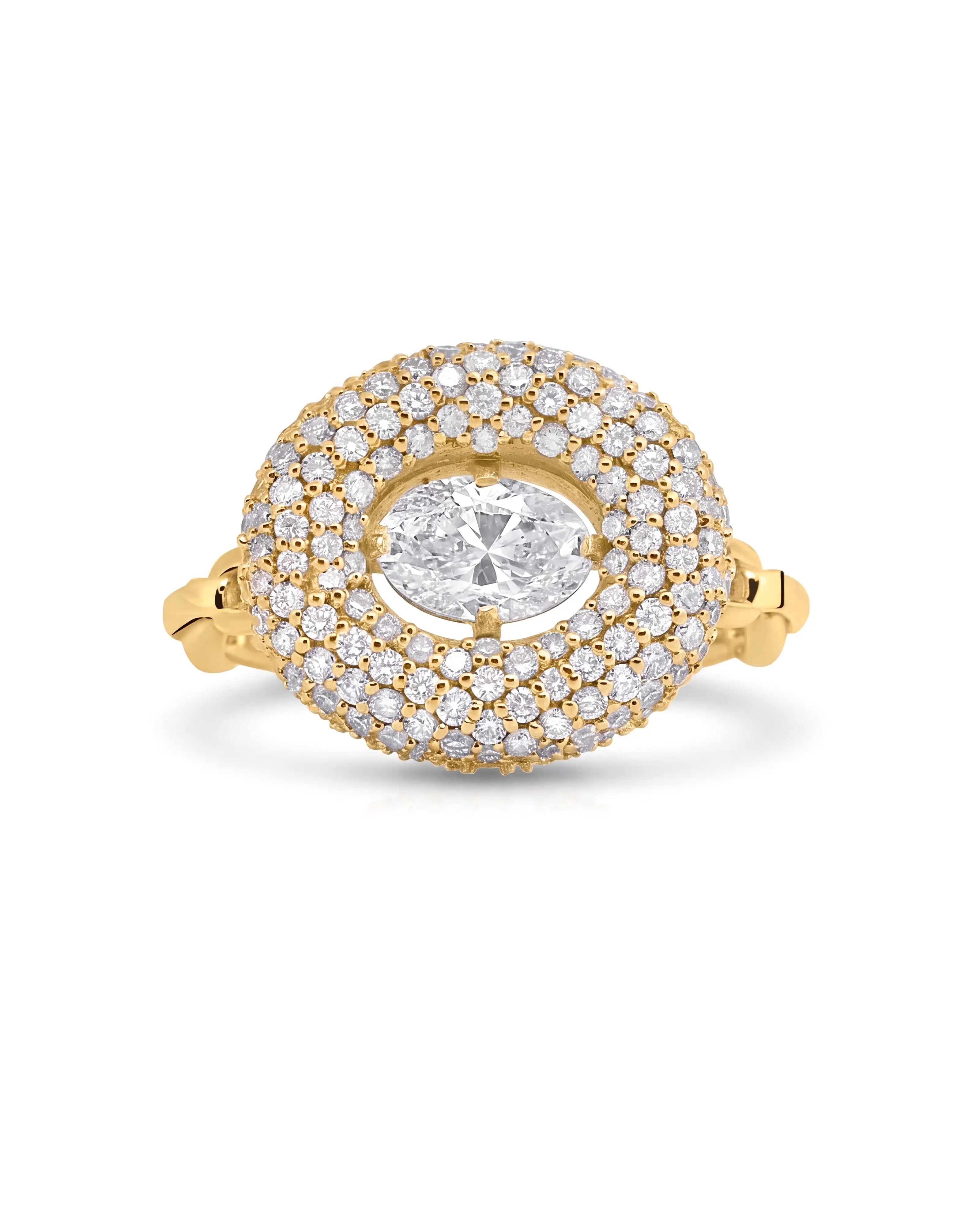 Diamond Doughnut Ring (Pinky) | AMARIS JEWELS | Fine Jewelry